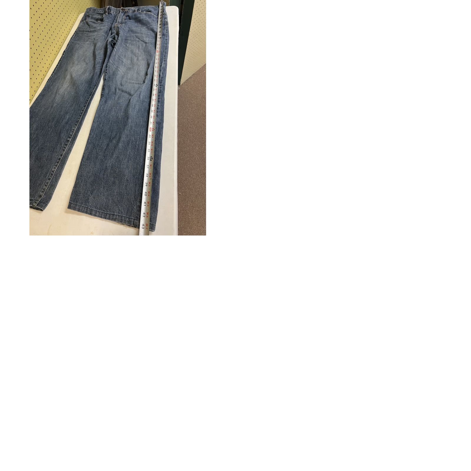 Gap Gap Jeans 1969 Denim 38x33 Mens Blue Loose Relaxed Fit Regular 5-Pocket Denim Jeans Size US 38 / EU 54 - 9 Thumbnail