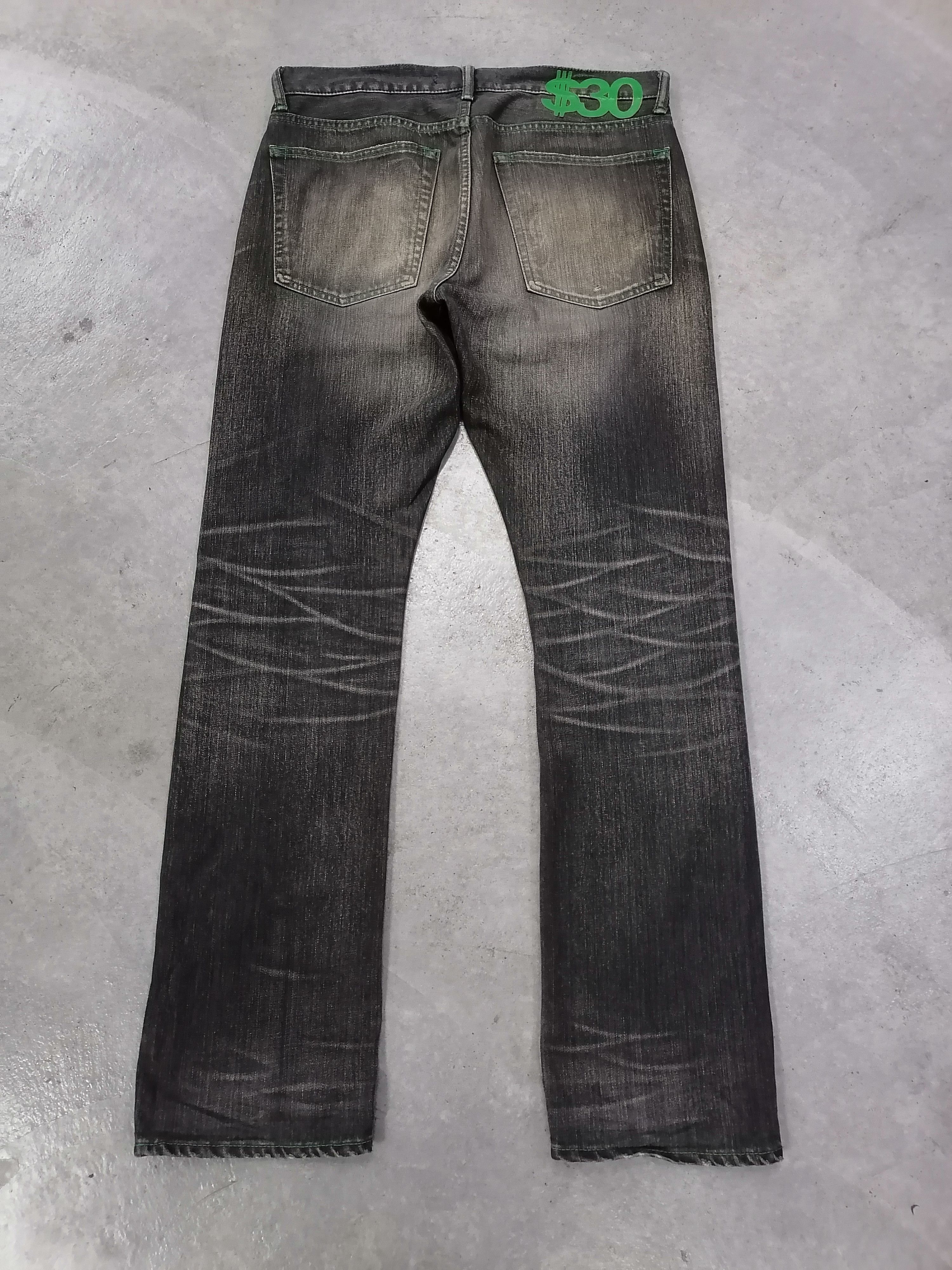 Japanese Brand × Swagger Trashed Jeans Swagger $30 Denim Pants Size US 33 - 10 Thumbnail