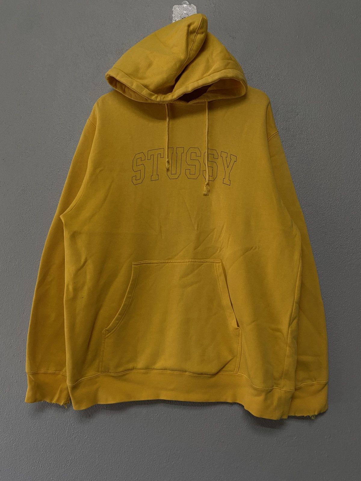 Stussy Vintage stussy Hoodie distressed J5 Size US M / EU 48-50 / 2 - 2 Thumbnail