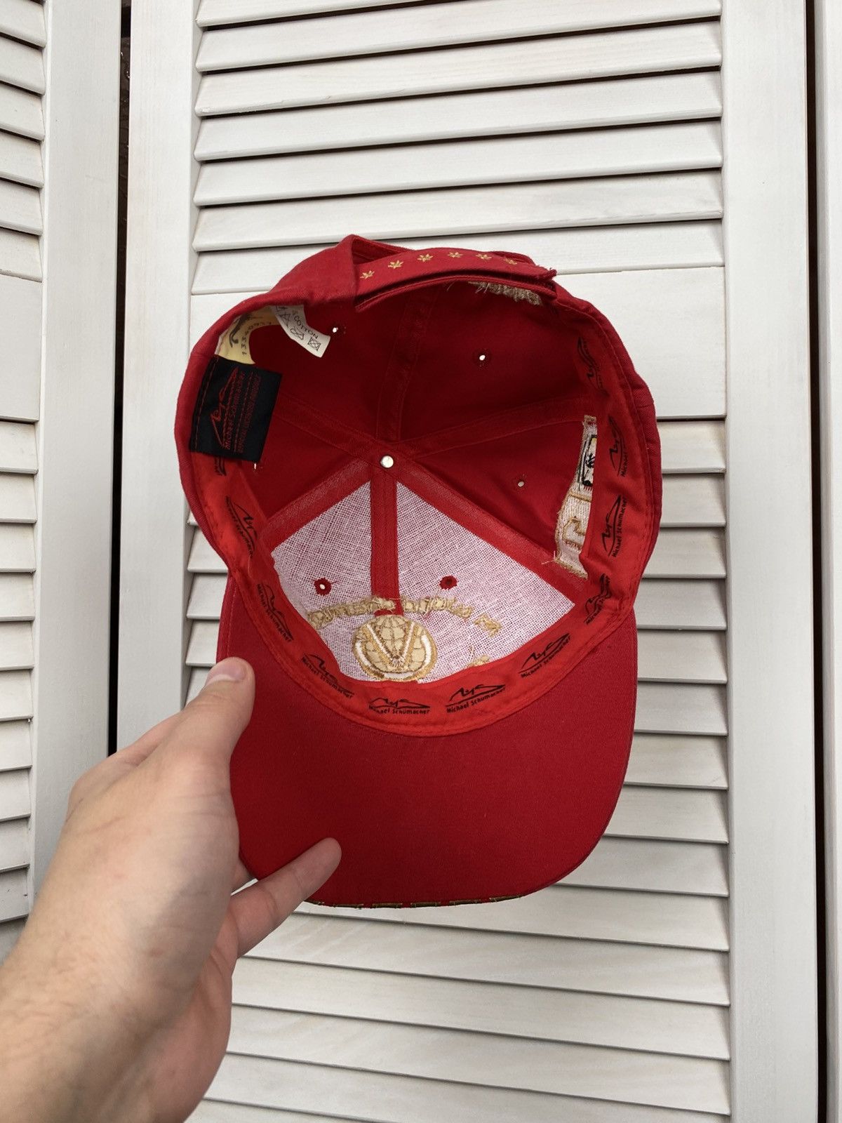 Ferrari F1 WORLD CHAMPION 7 TIMES HAT MICHAEL SCHUMACHER FERARRI CAP Size ONE SIZE - 6 Thumbnail
