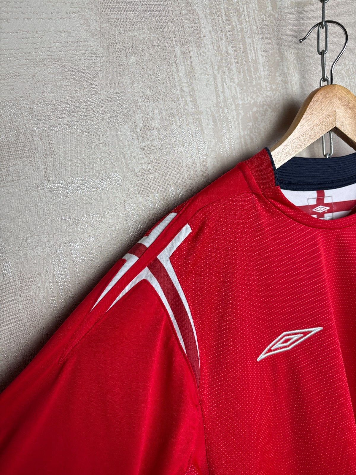 Umbro England 2004 2006 Umbro X-sTaTic Soccer Vintage Jersey Size US L / EU 52-54 / 3 - 5 Thumbnail