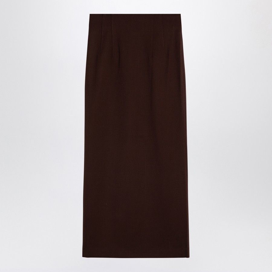 THE ANDAMANE o1d2blof1024 Maxi Skirt In Brown Size 28" / US 6 / IT 42 - 1 Thumbnail