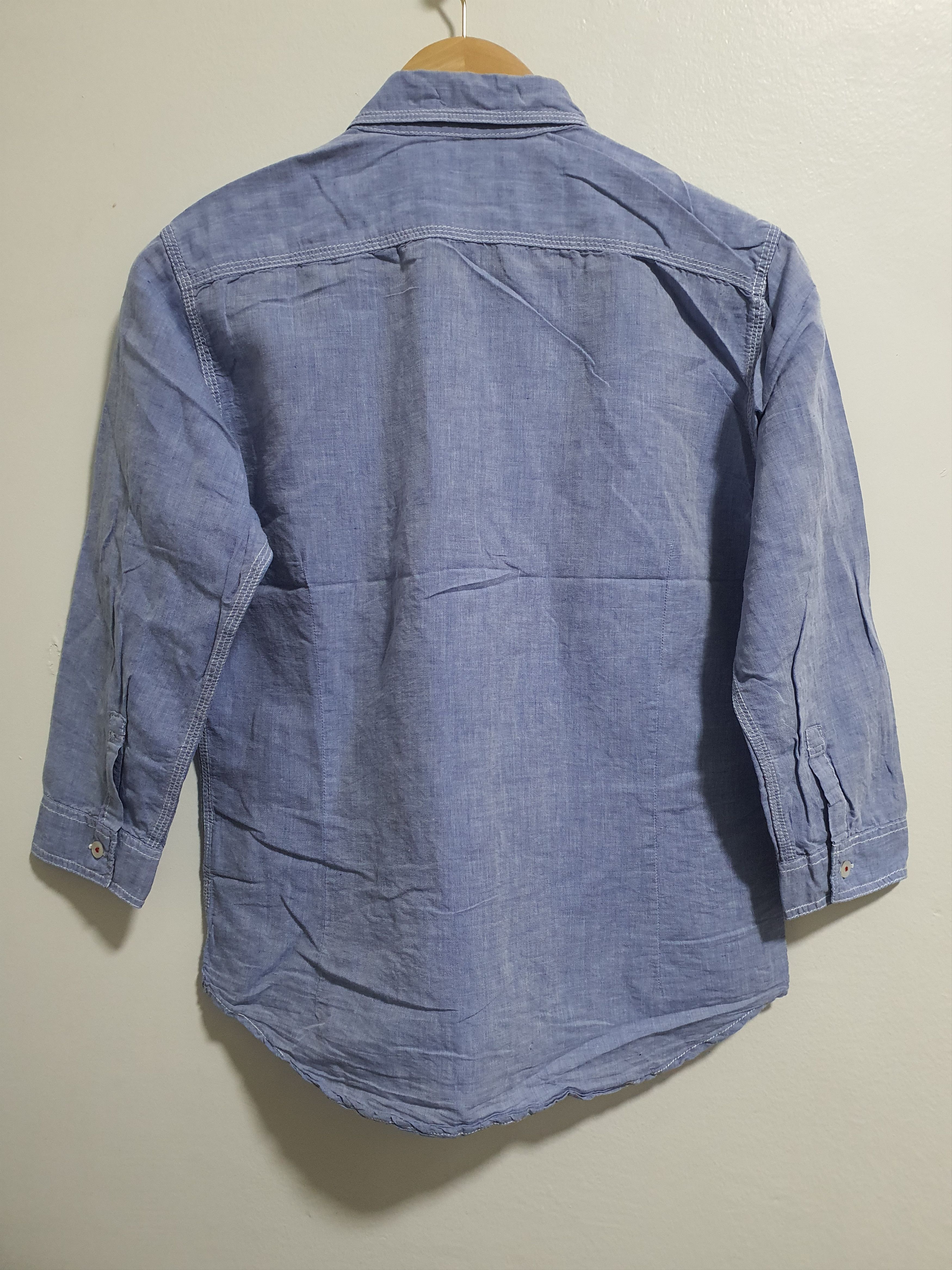 ABAHOUSE × Japanese Brand ABAHOUSE 19.5”/25” 3 QUARTER SLEEVE SHIRT Size US M / EU 48-50 / 2 - 3 Thumbnail