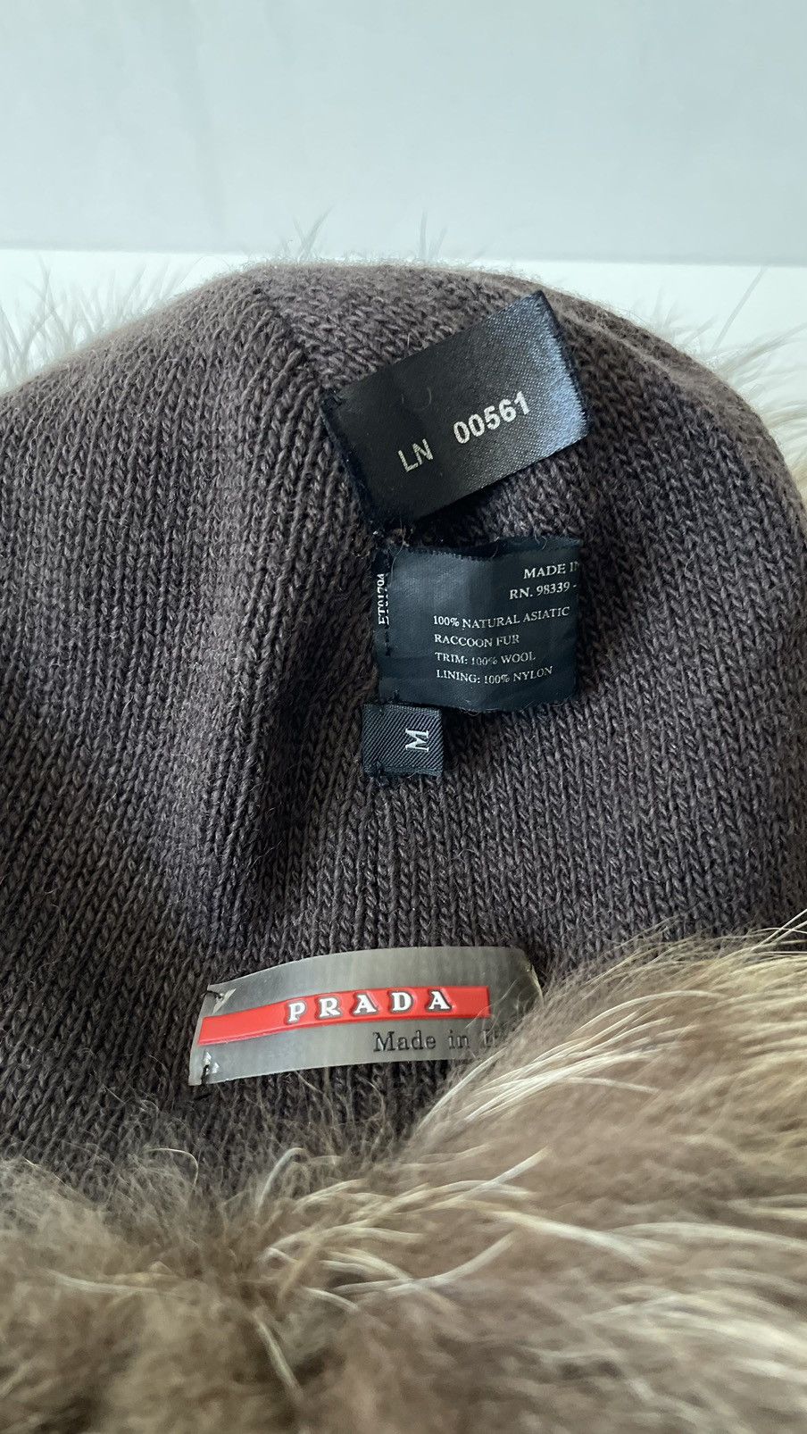 Prada prada raccoon fur slavic hat Size ONE SIZE - 3 Thumbnail