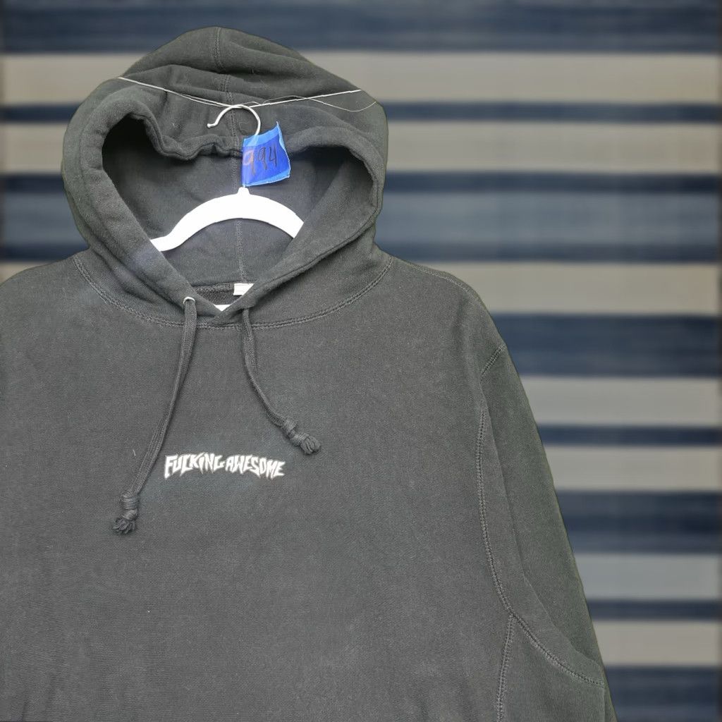 Fucking Awesome FuckingAwesome Hoodie Mens L Black Heavyweight Hooded Graphic Print 90s Grunge Metal Size US L / EU 52-54 / 3 - 1 Thumbnail