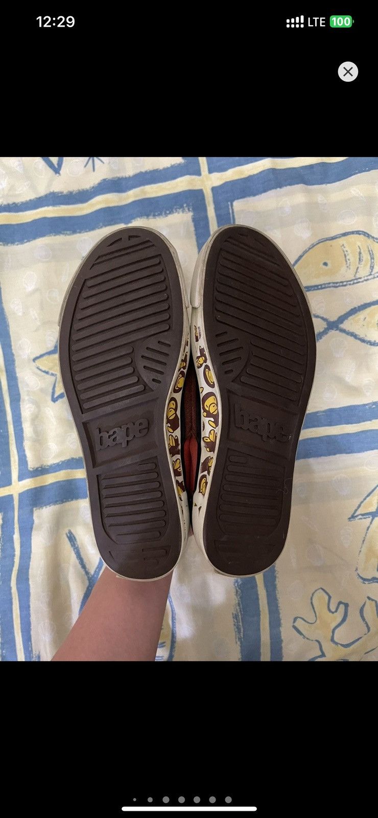 Bape Bape Vintage Baby Milo Logo Bapesta Sneakers Size US 5.5 / EU 38 - 10 Thumbnail