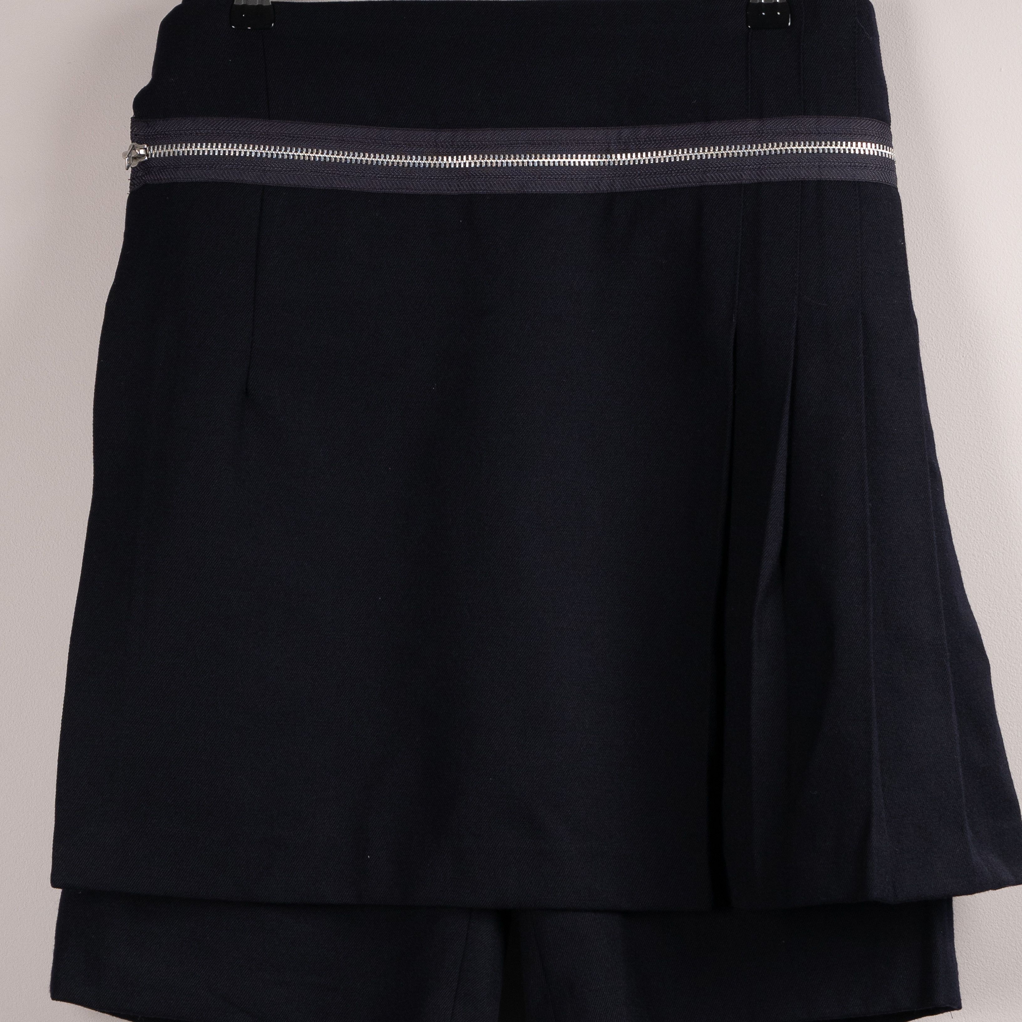 Comme des Garcons Comme Des Garçons Zip Wrap Shorts Navy Size 27" / US 4 / IT 40 - 5 Thumbnail