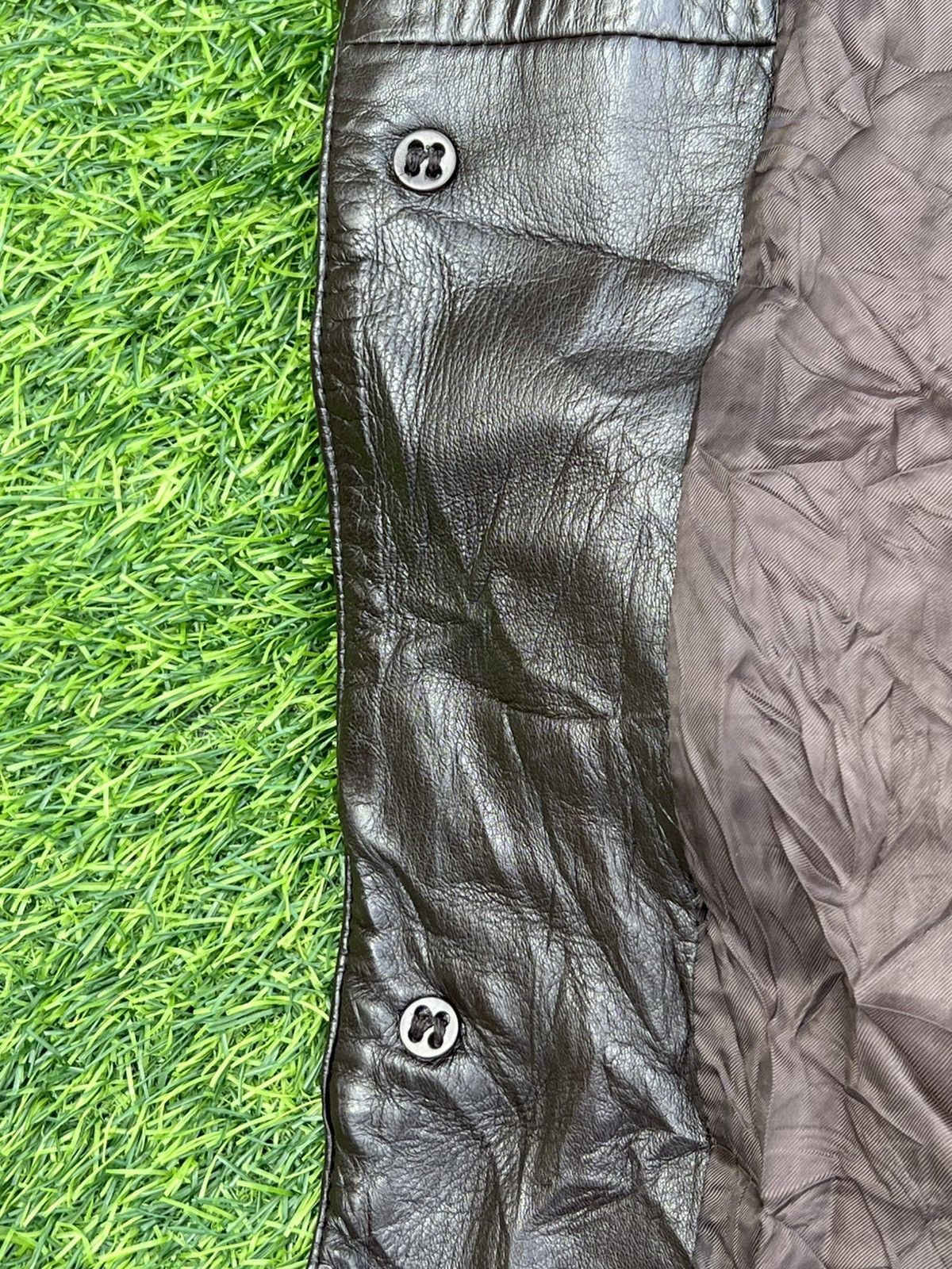 Lanvin Vintage Lanvin Sports Italian Leather Car Coat - Large Size US L / EU 52-54 / 3 - 10 Thumbnail