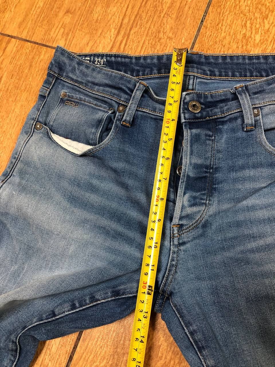 G-Star × Japanese Brand Crazy Crash Dirty Baggy Faded Jean Japan Avant Garde Style Size US 32 / EU 48 - 15 Thumbnail