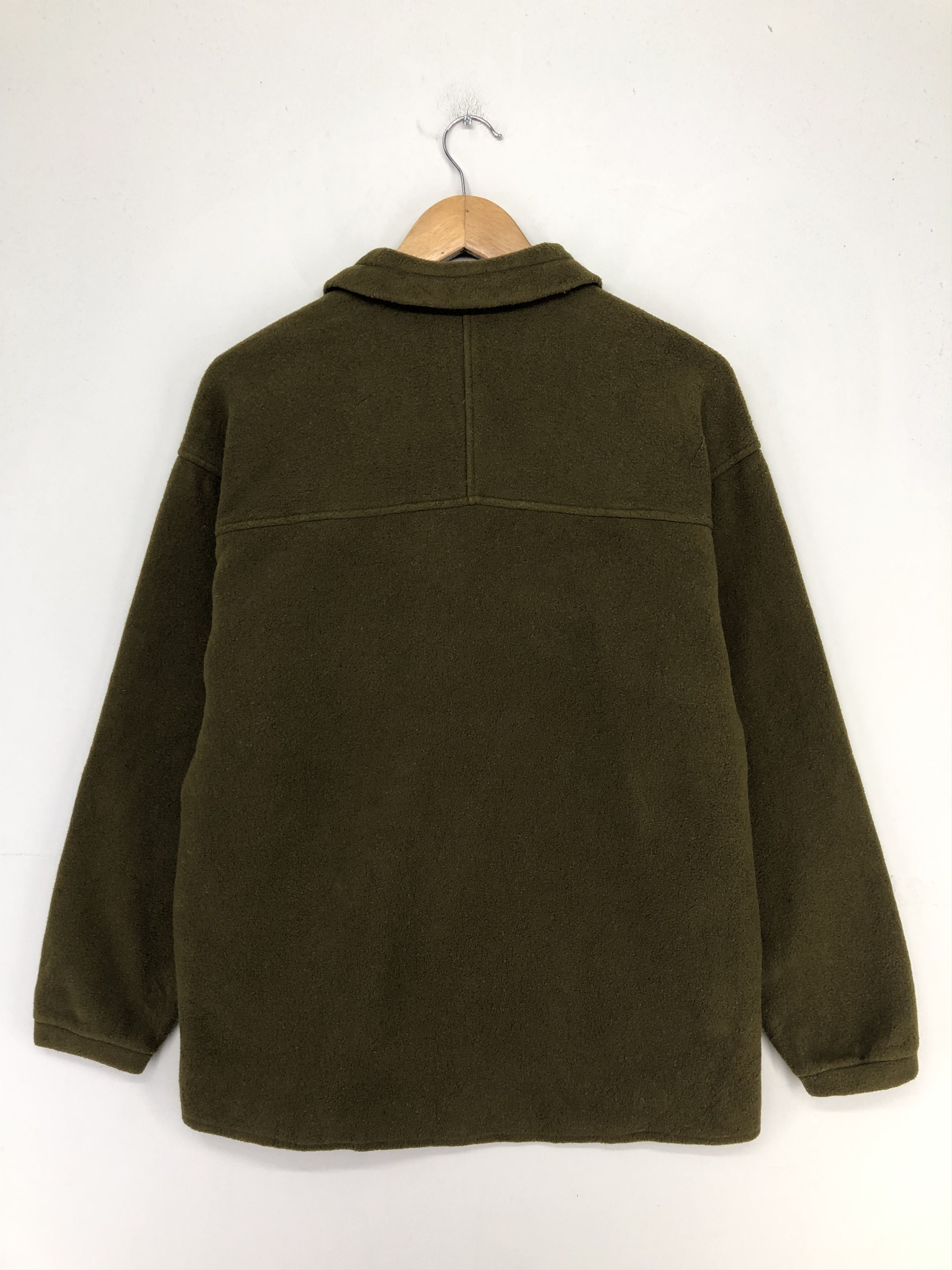 Gramicci Vintage 90s Gramicci Henry Neck Fleece Pullover Jacket Size US M / EU 48-50 / 2 - 2 Thumbnail