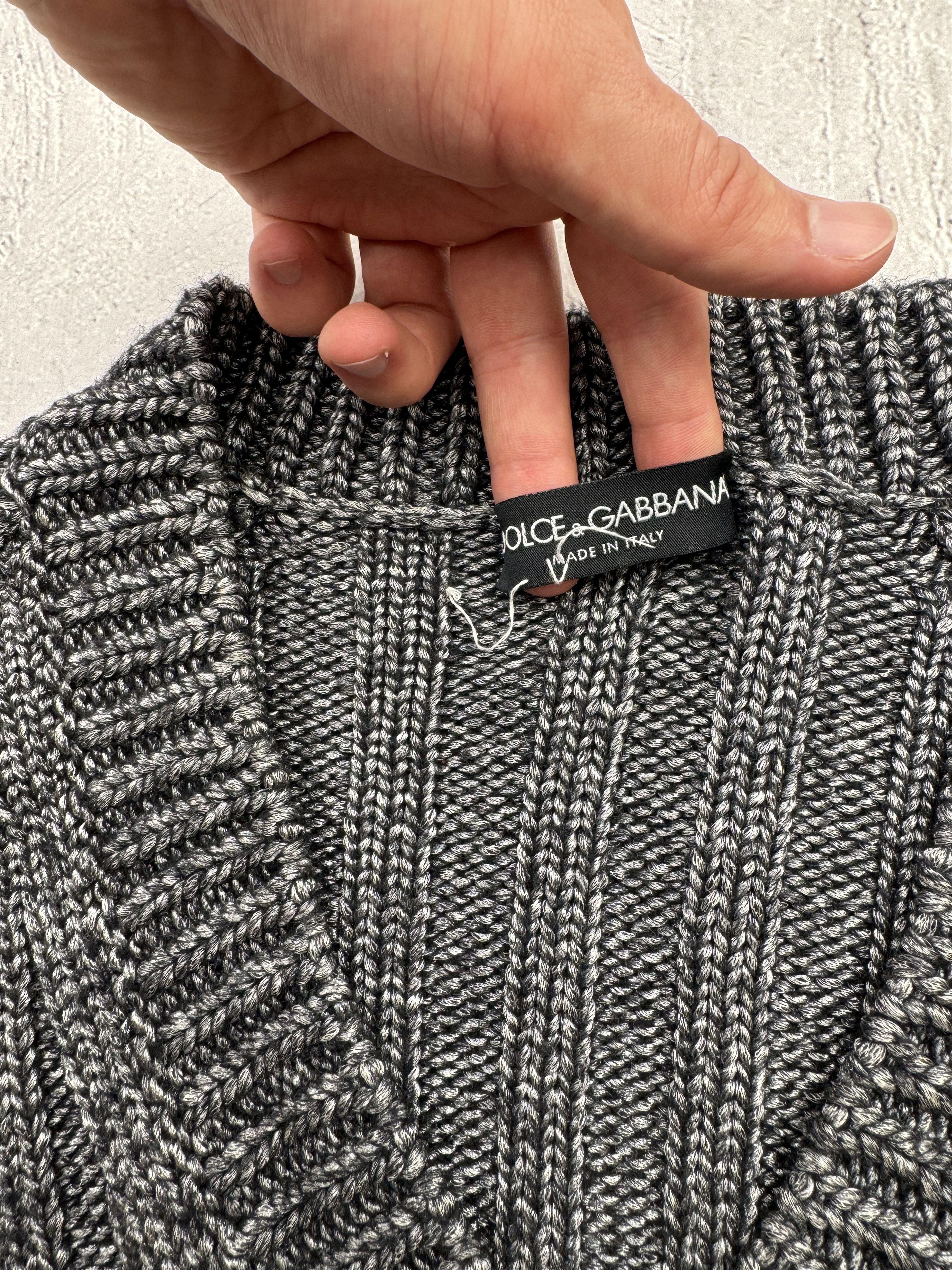 Dolce & Gabbana Vintage Knit Wool Sweater