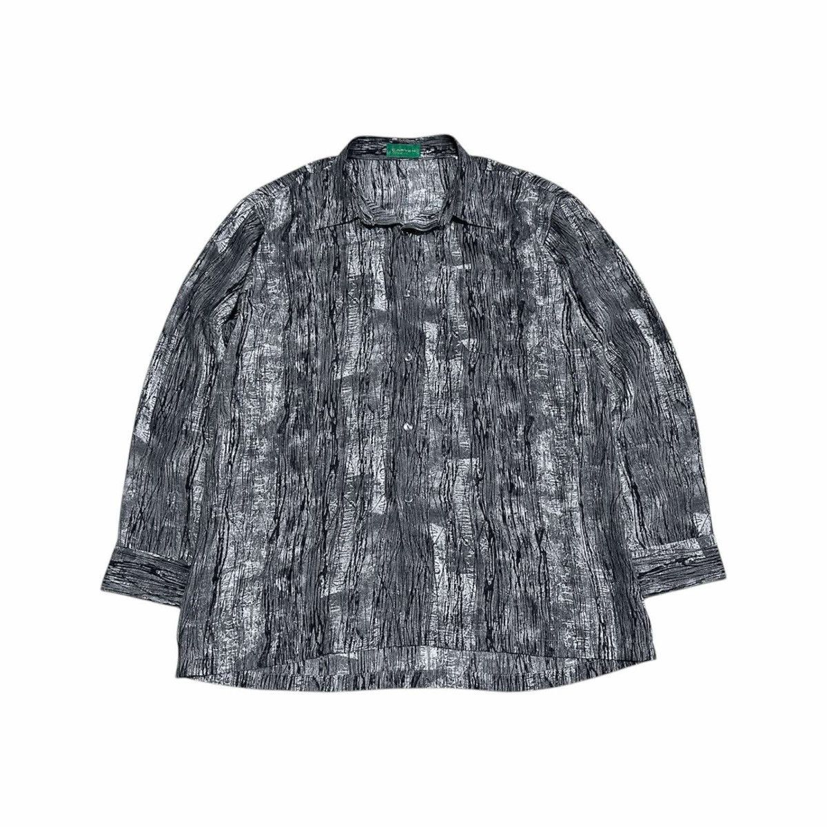 Carven × If Six Was Nine × Japanese Brand 🔥Vintage Carven Paris Abstract Shirt Made In Japan Size US L / EU 52-54 / 3 - 2 Thumbnail