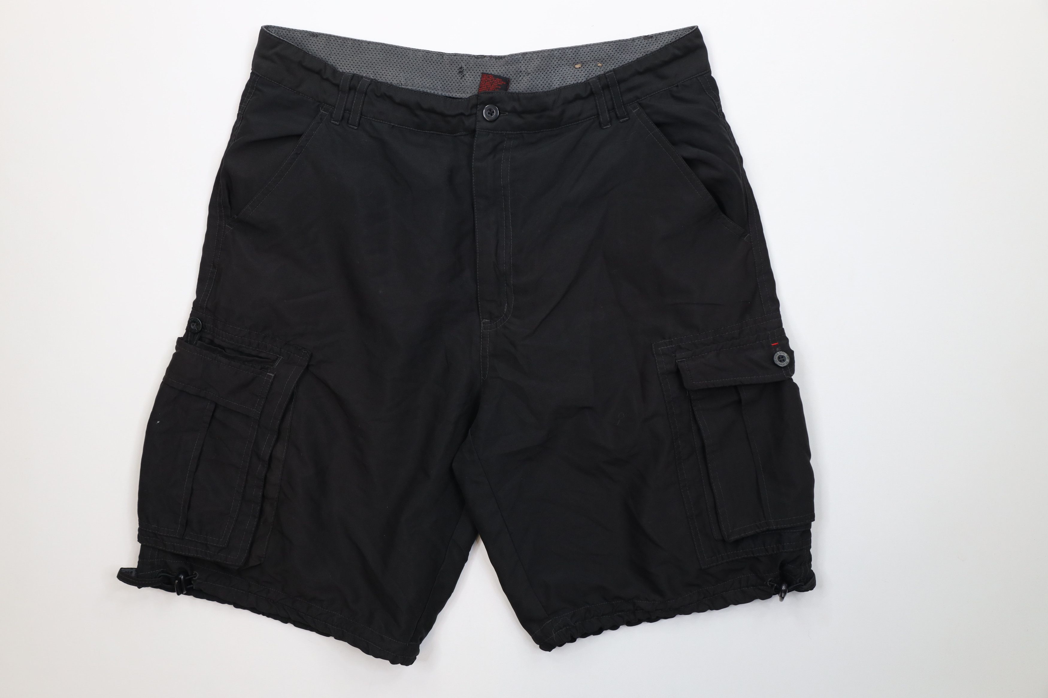 Vintage Vintage Y2K Streetwear Microfiber Cargo Shorts Skateboarding Size US 36 / EU 52 - 1 Thumbnail