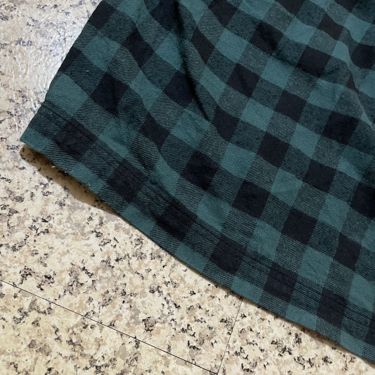 Sacai Sacai SS17 Buffalo Check Plaid Shirt w/ Shoulder Zipper RARE Size US L / EU 52-54 / 3 - 21 Thumbnail