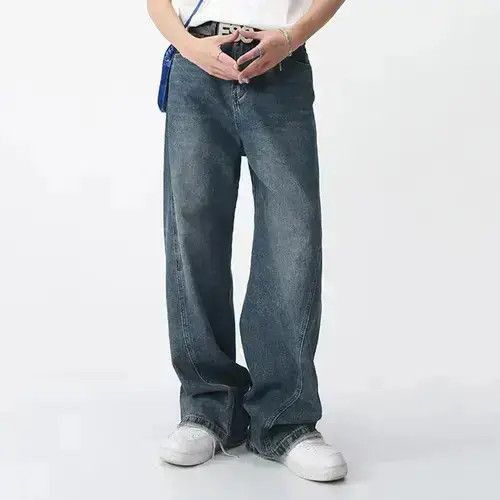 Japanese Brand Casual Simple Baggy Denim Size US 32 / EU 48 - 4 Thumbnail