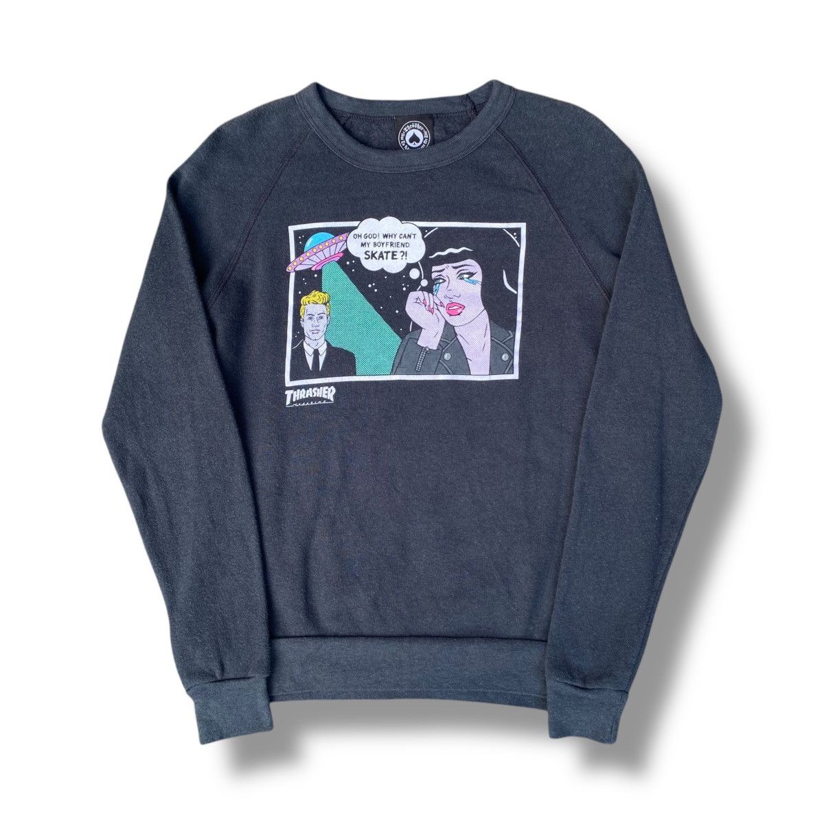 Vintage Vintage Y2K Thrasher Sweatshirt. #F4 Size US S / EU 44-46 / 1 - 1 Thumbnail