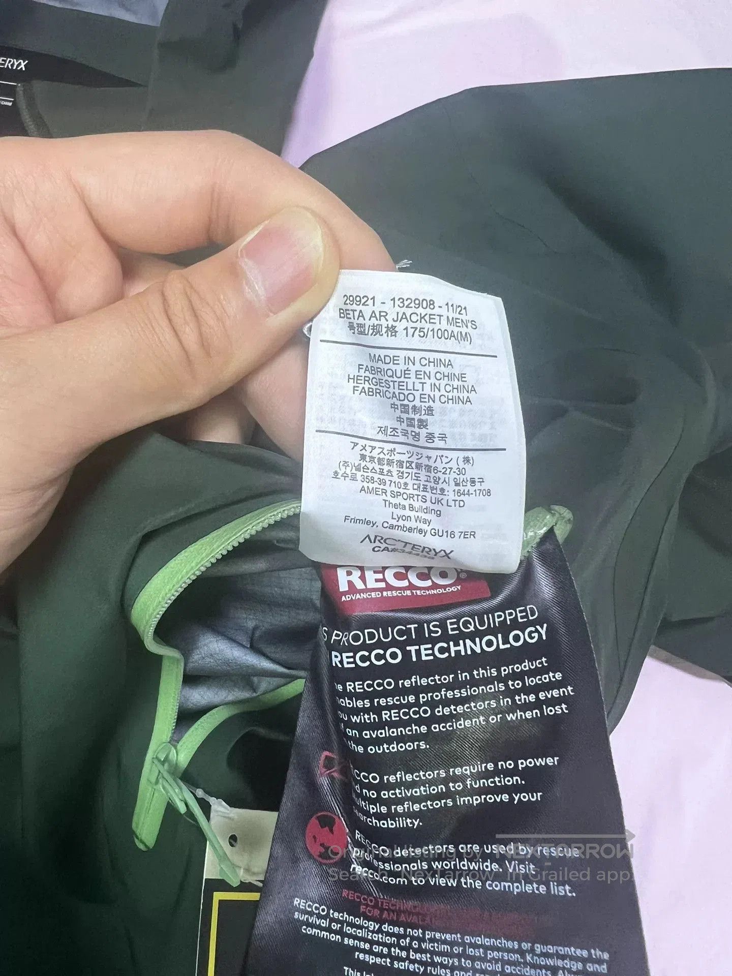 Arc'teryx Arc'teryx Beta AR Men's Hardshell Jacket. Size US M / EU 48-50 / 2 - 4 Thumbnail