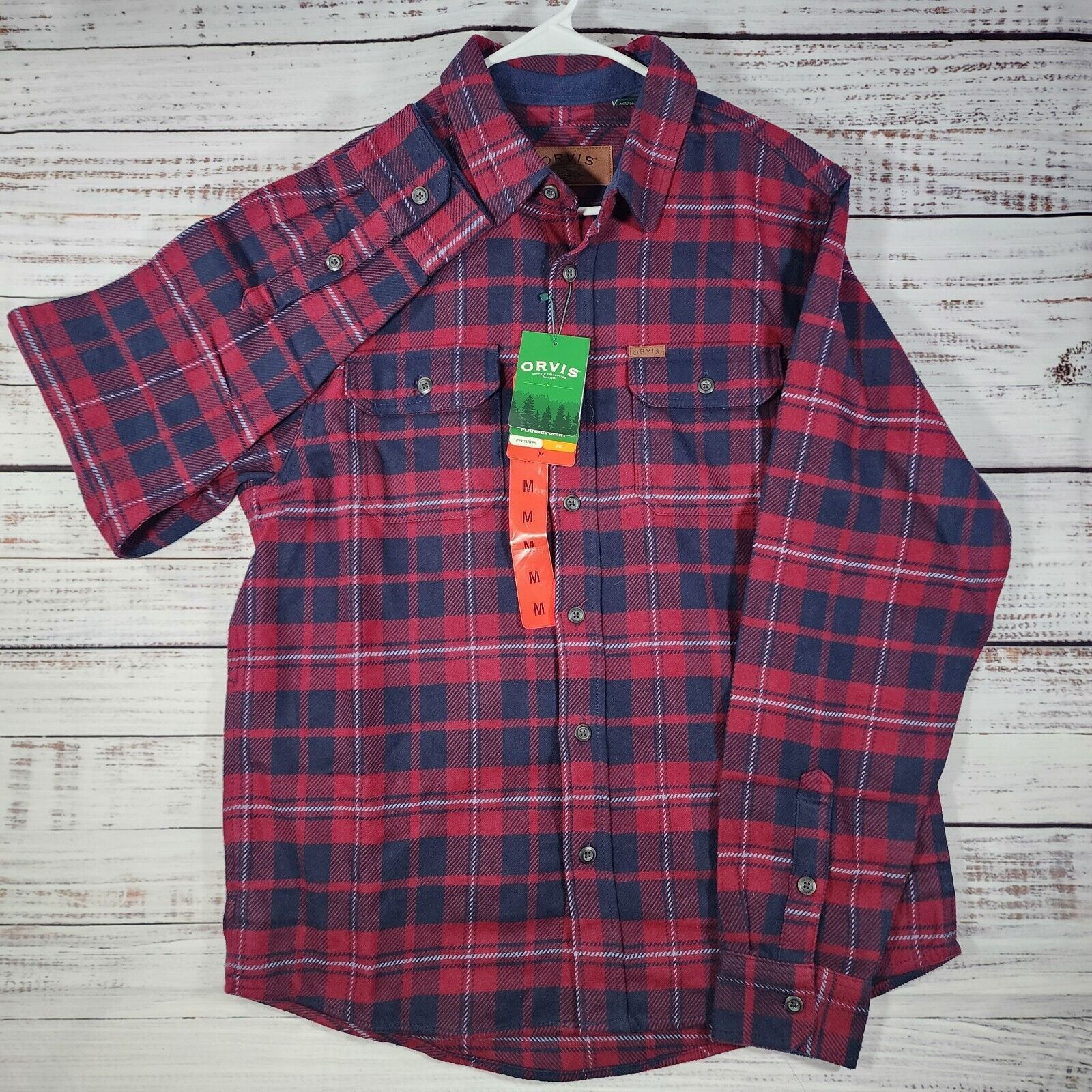 Orvis Orvis Heavy Weight Flannel Mens Sz M Plaid Shirt Jacket NWT Size US M / EU 48-50 / 2 - 1 Thumbnail
