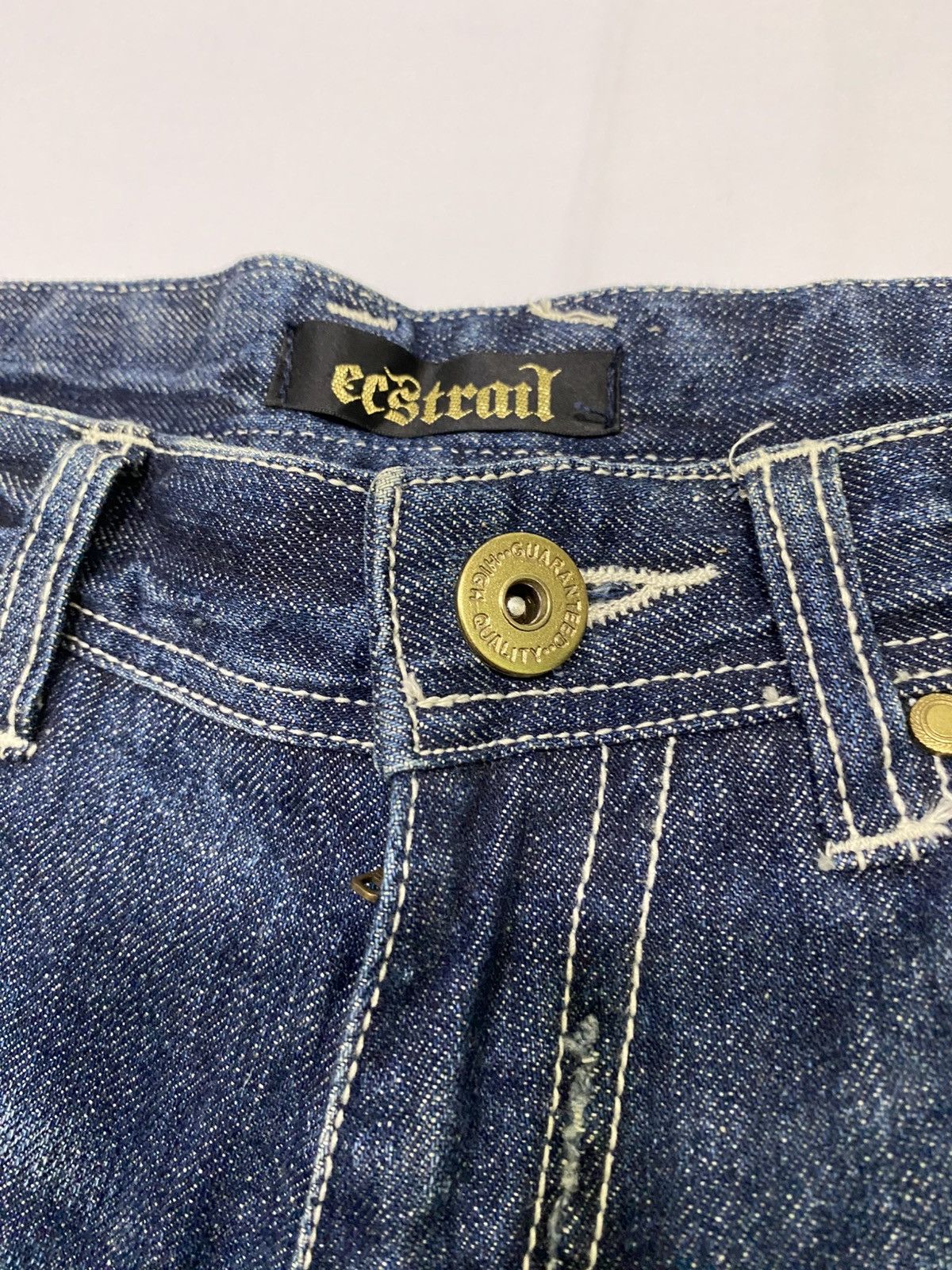 Tornado Mart Japanese brand X ecstrail flare jeans Size US 32 / EU 48 - 13 Thumbnail
