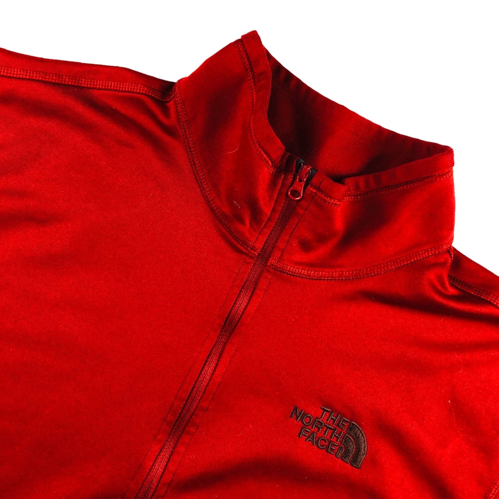The North Face The North Face Performance Jacket Mens Red 1/4 Zip Medium Regular Polyester Activewear Size US M / EU 48-50 / 2 - 2 Thumbnail