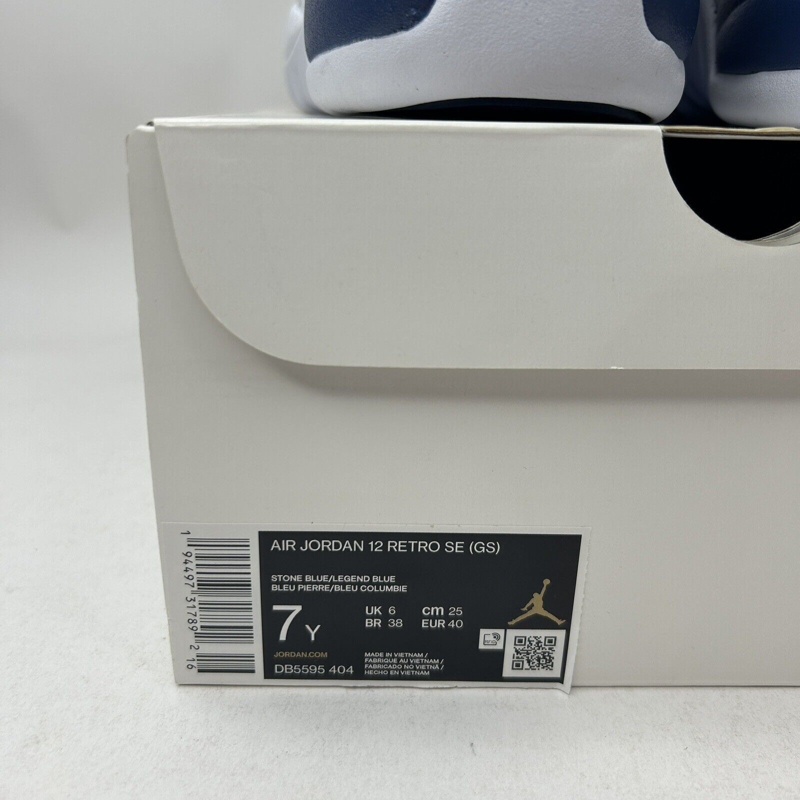 Jordan Brand Nike Air Jordan 12 Retro SE GS “Indigo/Legend Blue” 2023 Size US 8.5 / IT 38.5 - 5 Thumbnail