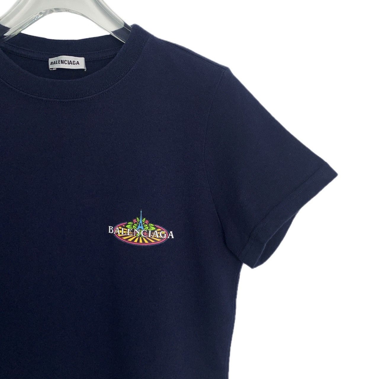 Balenciaga Balenciaga Eiffel Tower Letter Print Short Sleeve K26WX Size S / US 4 / IT 40 - 3 Thumbnail