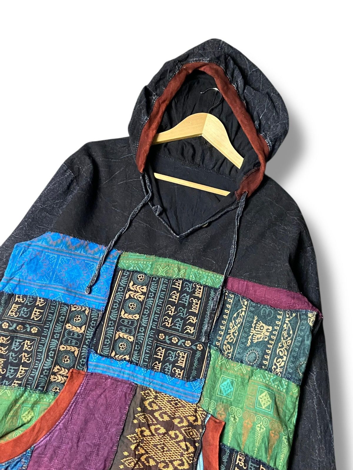 Japanese Brand Japanese Brand Patchwork Design Hoodie (159) Size US S / EU 44-46 / 1 - 3 Thumbnail