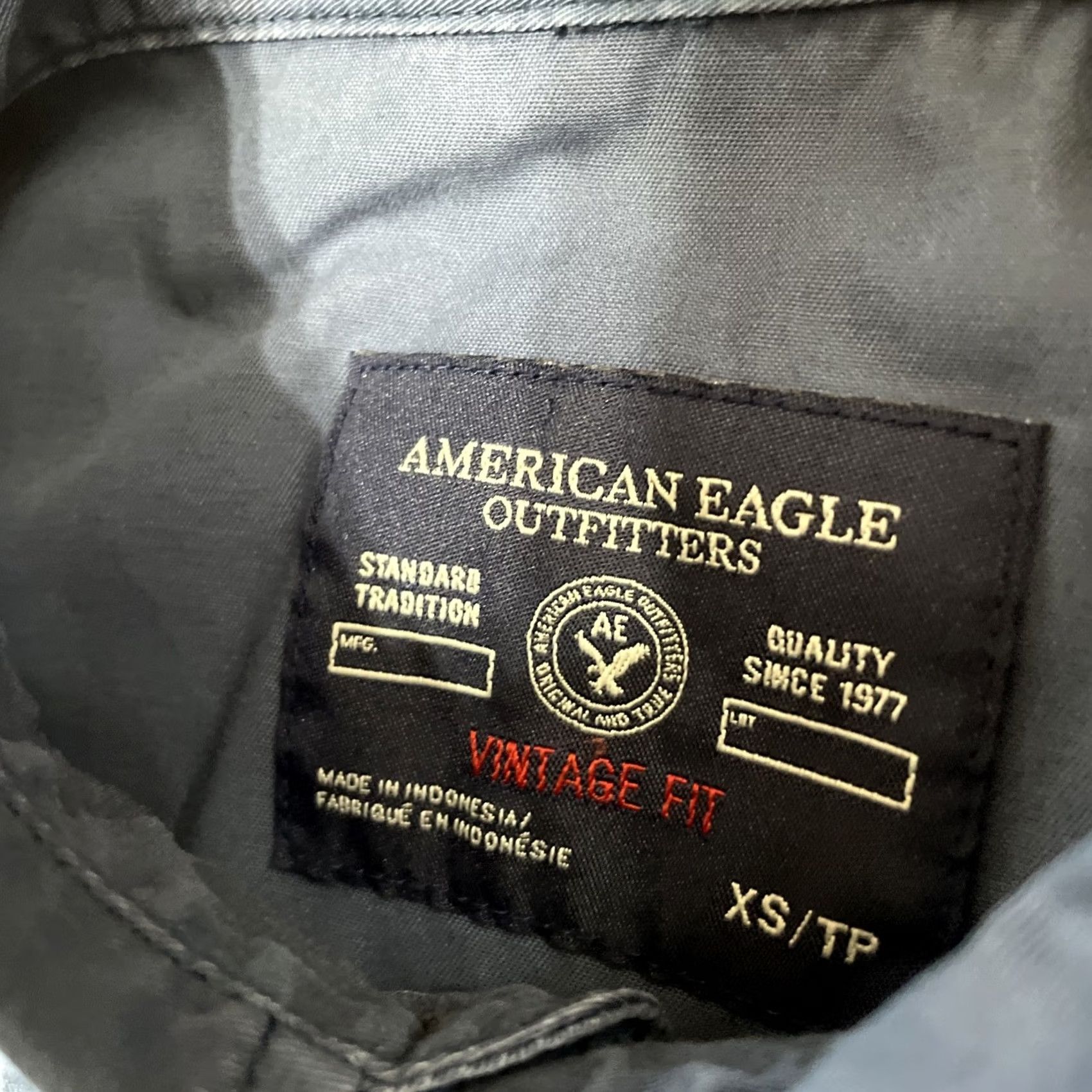 American Eagle Outfitters VINTAGE American Eagle Outfitters Blue Camo PearlSnap Shirt Men XS West Y2k Fit Button-Up Size US XS / EU 42 / 0 - 6 Thumbnail