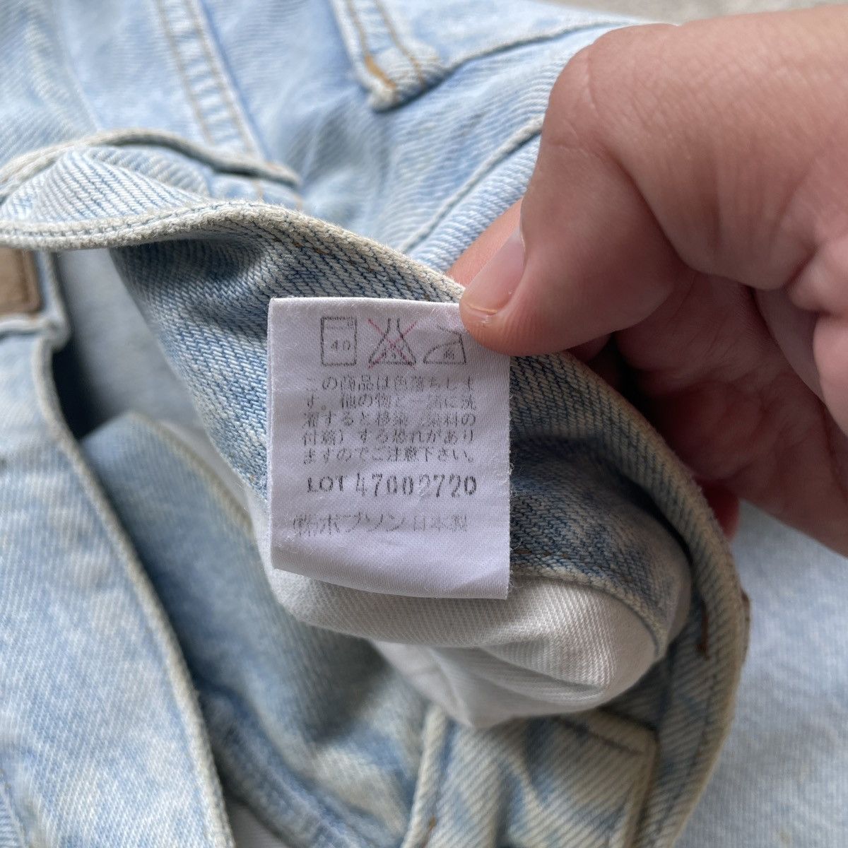 Japanese Brand Vintage Bobson Light wash Jeans Faded Denim Pants W32 Size US 32 / EU 48 - 10 Thumbnail