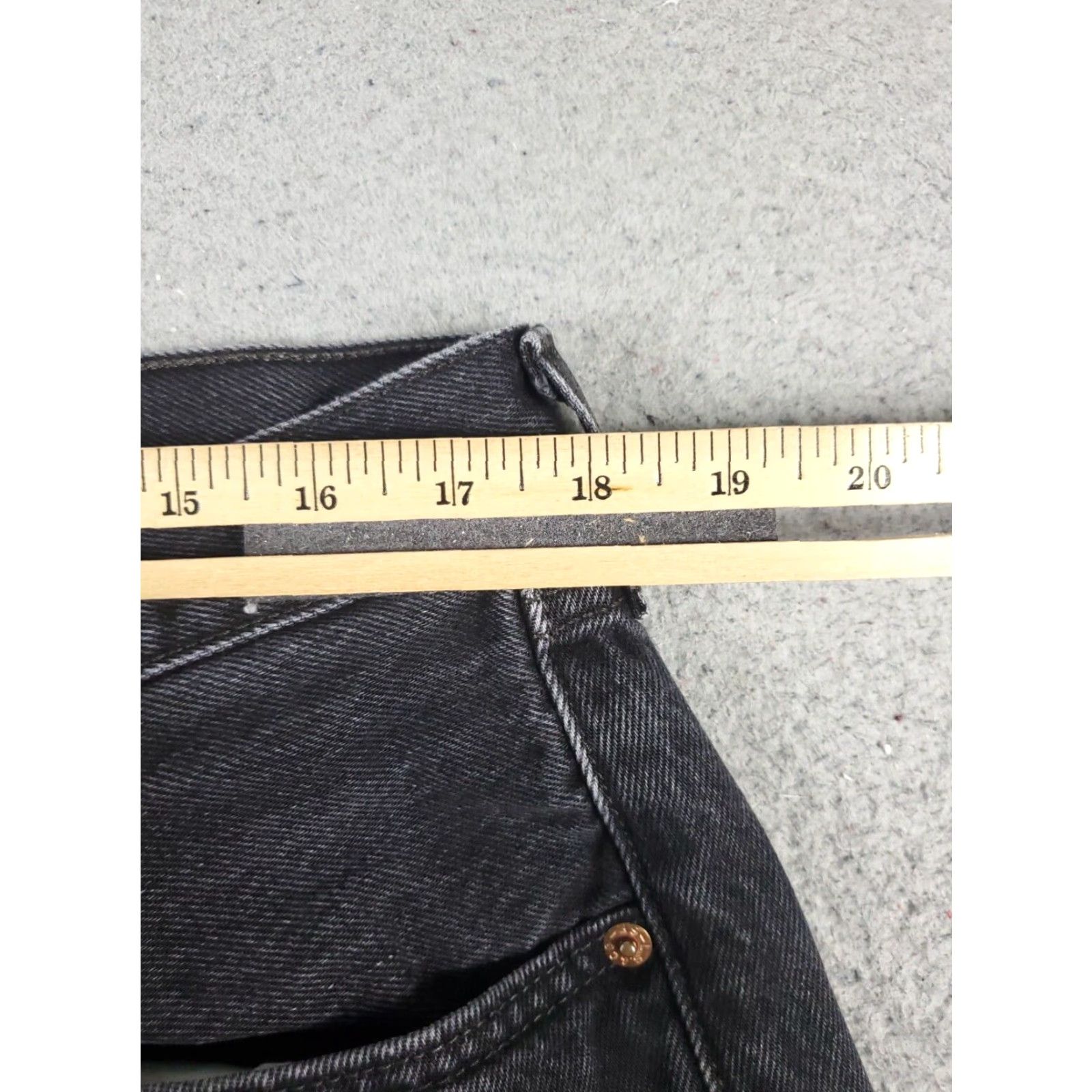 Levi's Levis 501 Mens Gray Straight Leg Jeans 36x34 Cotton Button Fly Size US 36 / EU 52 - 4 Thumbnail