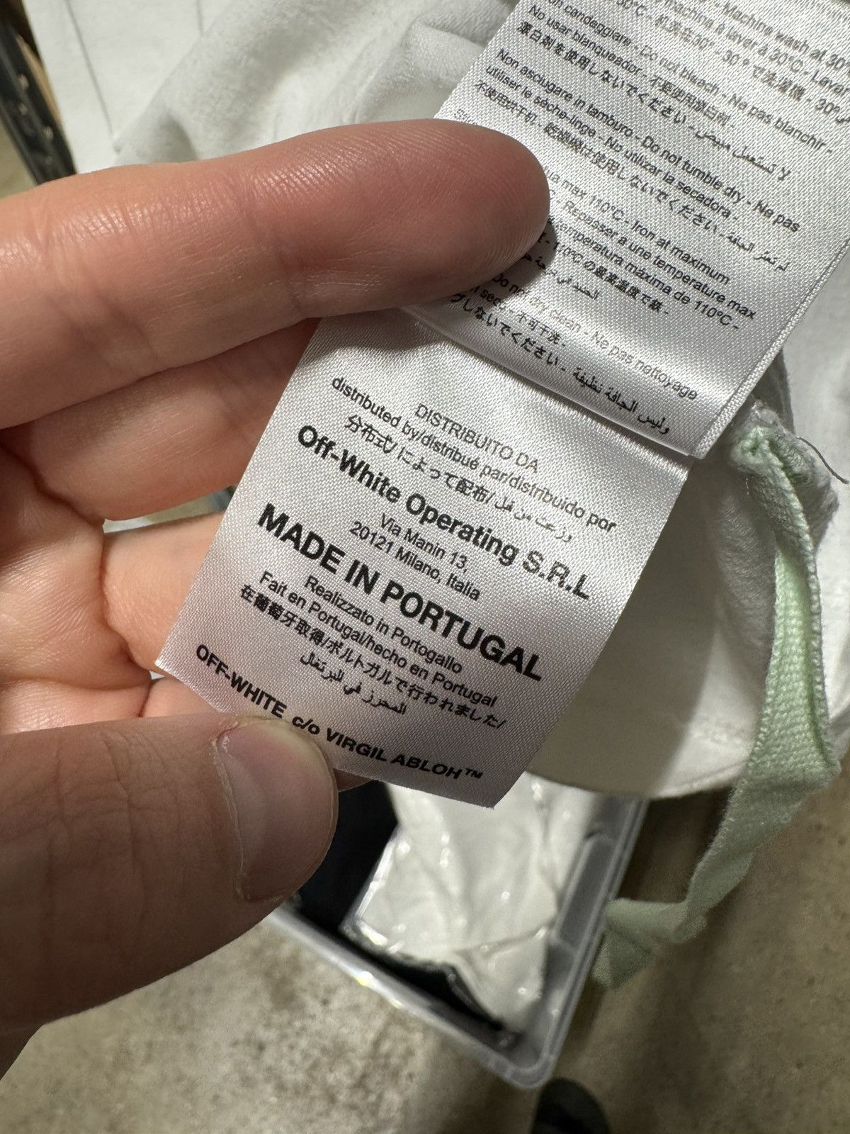 Off-White Off-White Diag Sprayed T-Shirt NEW 500$ Size US L / EU 52-54 / 3 - 5 Thumbnail