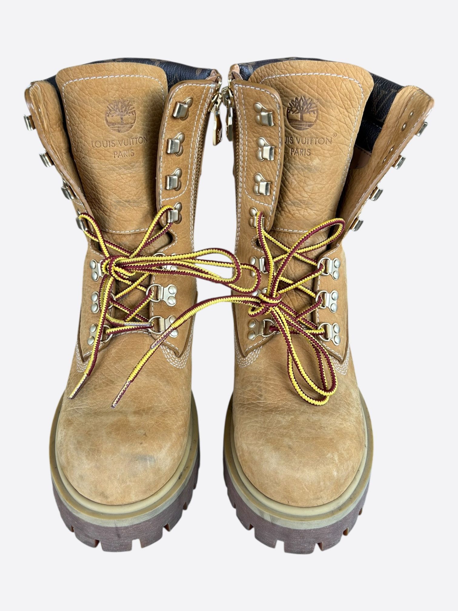 Louis Vuitton Louis Vuitton Timberland Wheat & Brown Monogram Ranger Boots Size US 9 / EU 42 - 2 Thumbnail