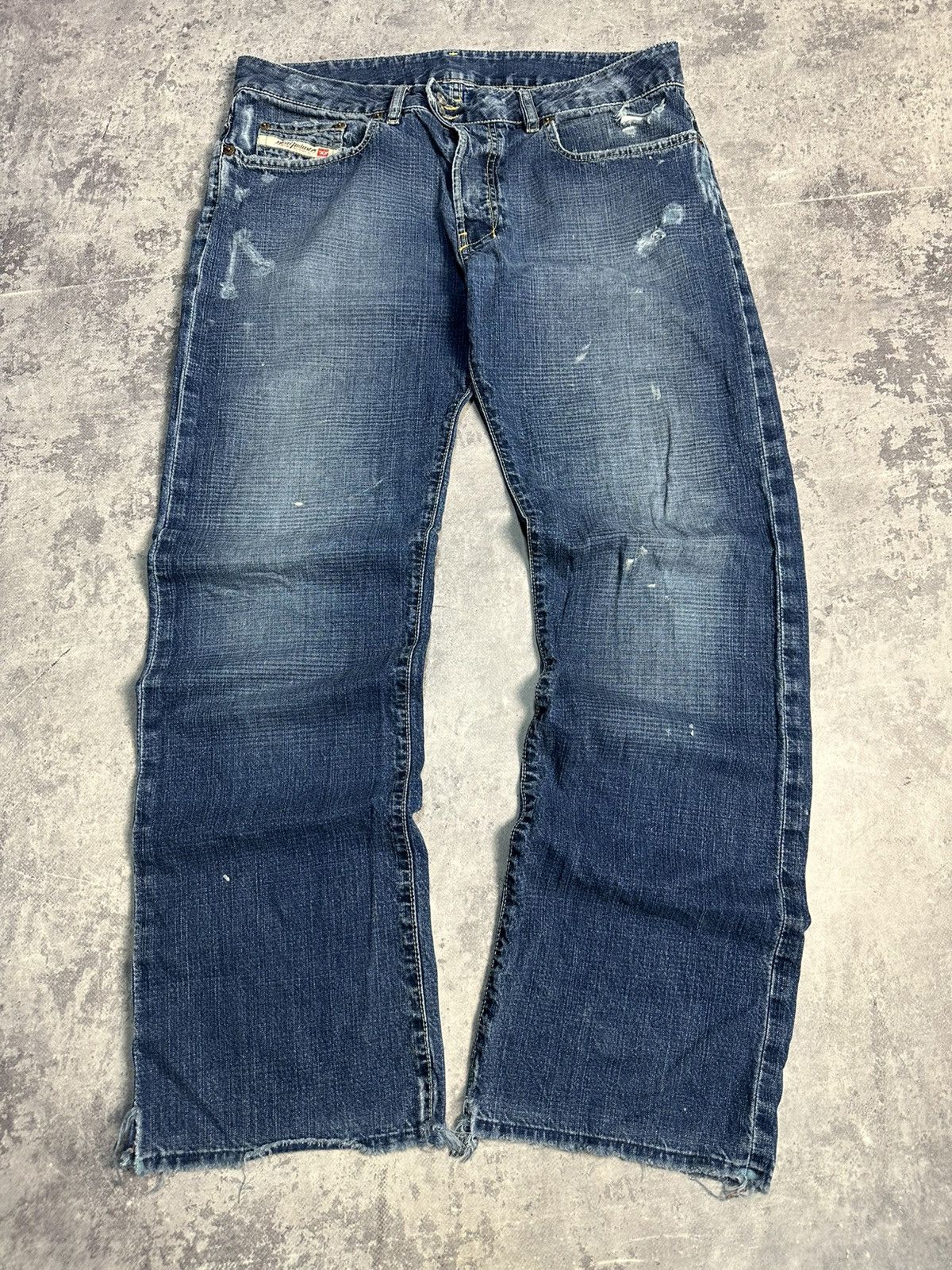 Diesel Vintage Diesel Jeans Distressed Wash Japanese Crazy y2k 90s Size US 32 / EU 48 - 3 Thumbnail