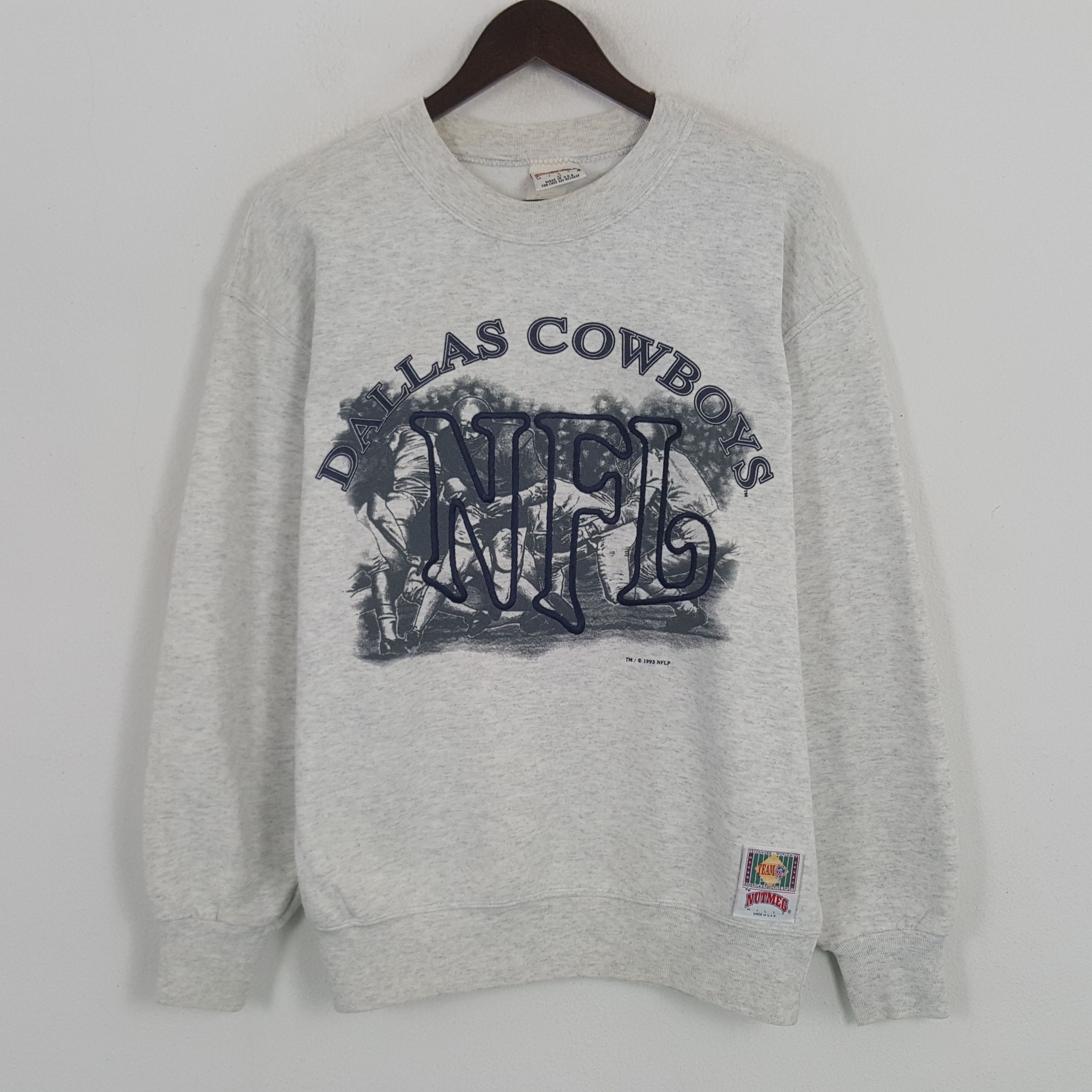 NFL × Nutmeg × Vintage Vintage Dallas Cowboys NFL Sweatshirt Size US L / EU 52-54 / 3 - 1 Thumbnail
