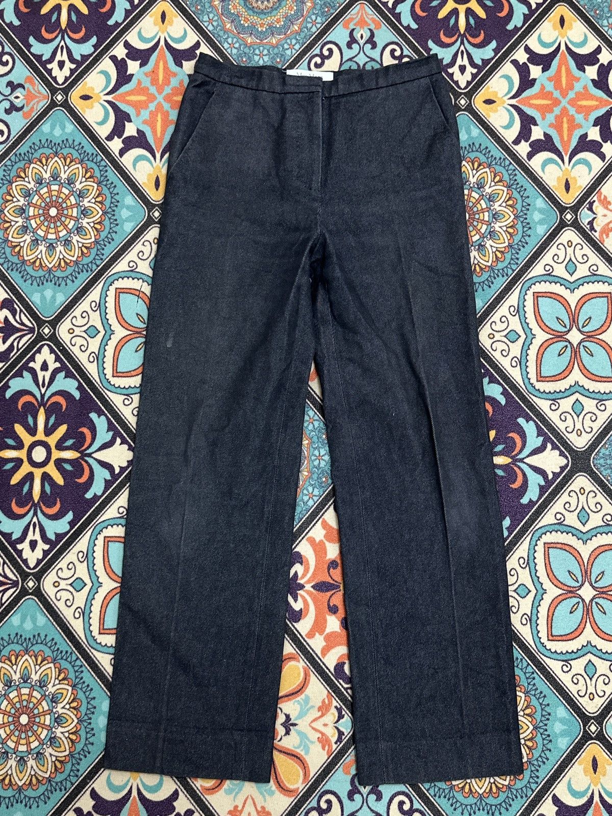 Max Mara Max Mara Made in Italy Denim Pant Size 28" / US 6 / IT 42 - 2 Thumbnail