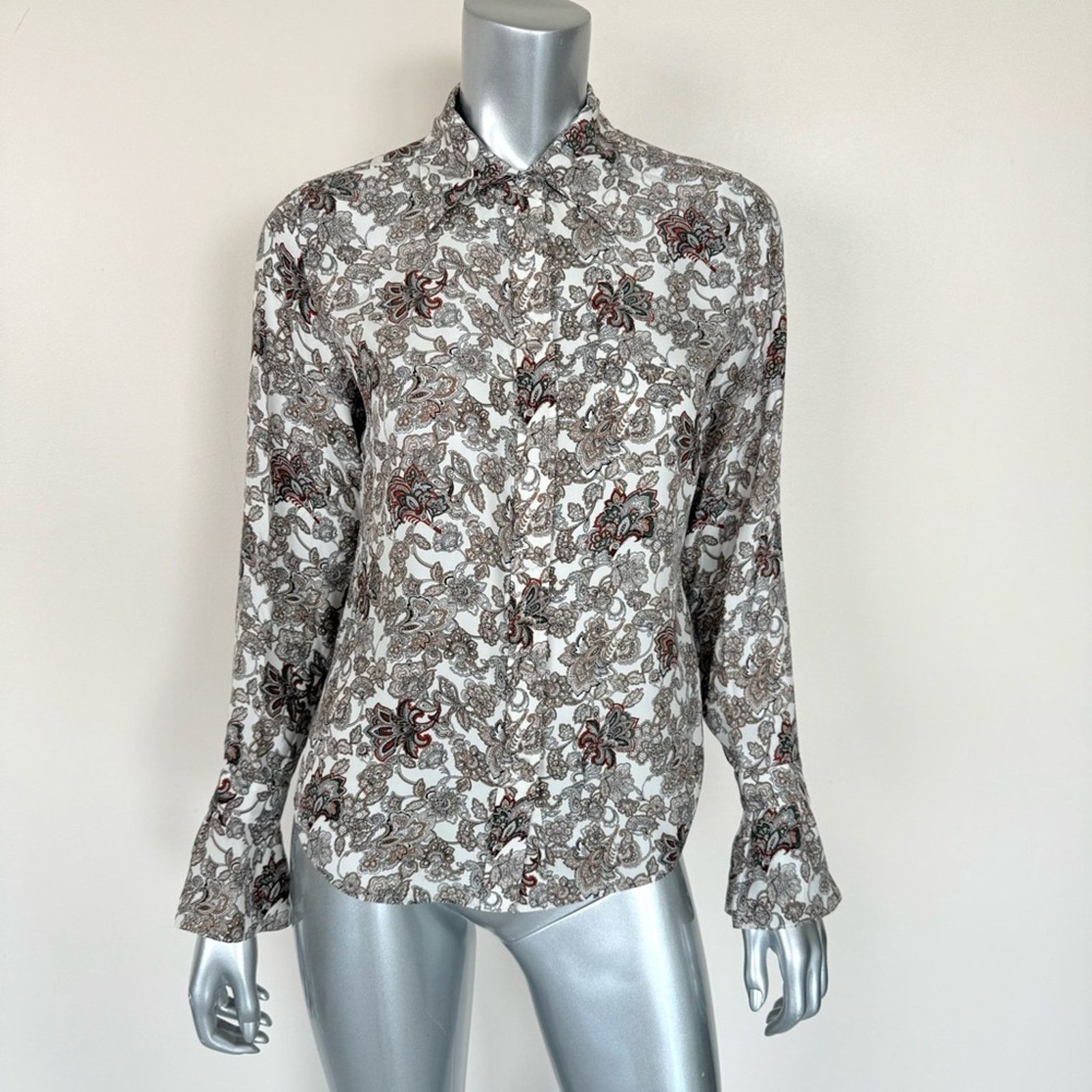 Other NEW!! FRAME silk blouse size S/P Retail 340$ Size S / US 4 / IT 40 - 1 Thumbnail