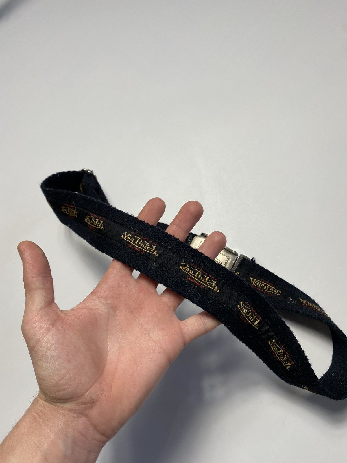 Vintage × Von Dutch Vintage Von Dutch Cotton Monogram Y2K Belt Size ONE SIZE - 5 Thumbnail