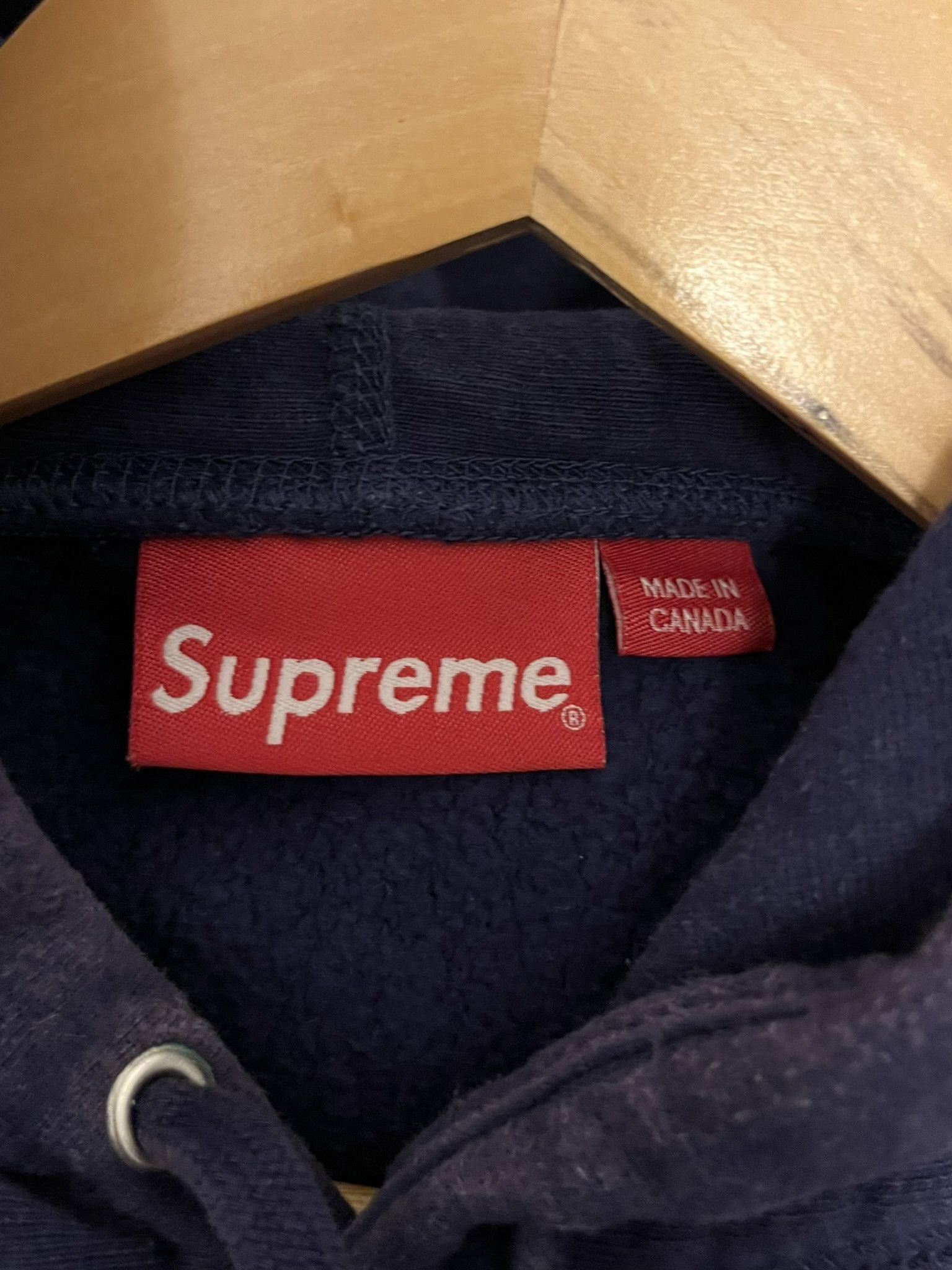 Supreme Supreme Box Logo Hoodie Washed Navy / Blue Medium FW21 Size US M / EU 48-50 / 2 - 6 Thumbnail