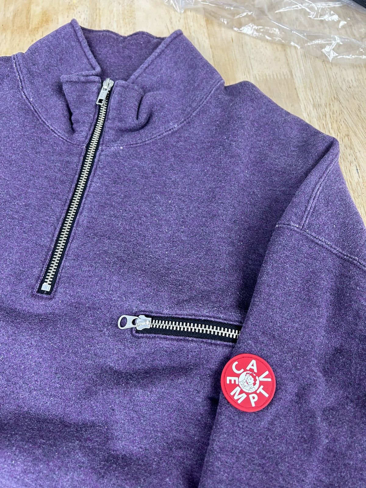 image of Cav Empt A/w19 Exterior Half Zip Sweatshirt XL in Purple, Men's