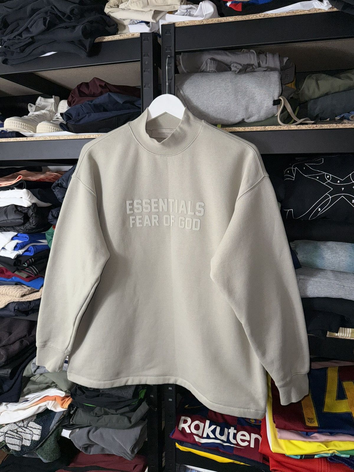 Fear of God Fear Of God Essentials Crewneck Sweatshirt Beige Oversized Size US XS / EU 42 / 0 - 1 Thumbnail
