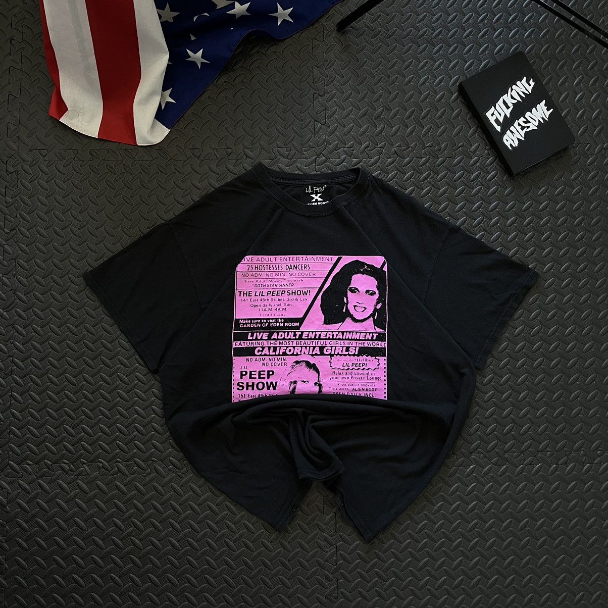 Lil Peep t shirt lil peep x alien body y2k Size US XL / EU 56 / 4 - 1 Thumbnail