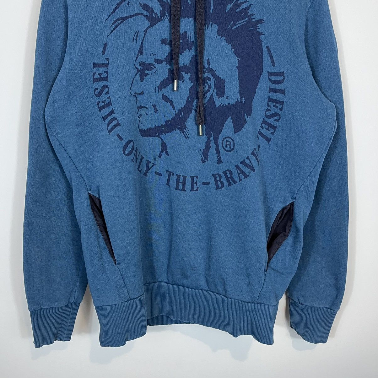 Diesel Vintage Diesel Big Central Logo Pocket Hoodie Streetwear Y2K Size US M / EU 48-50 / 2 - 3 Thumbnail