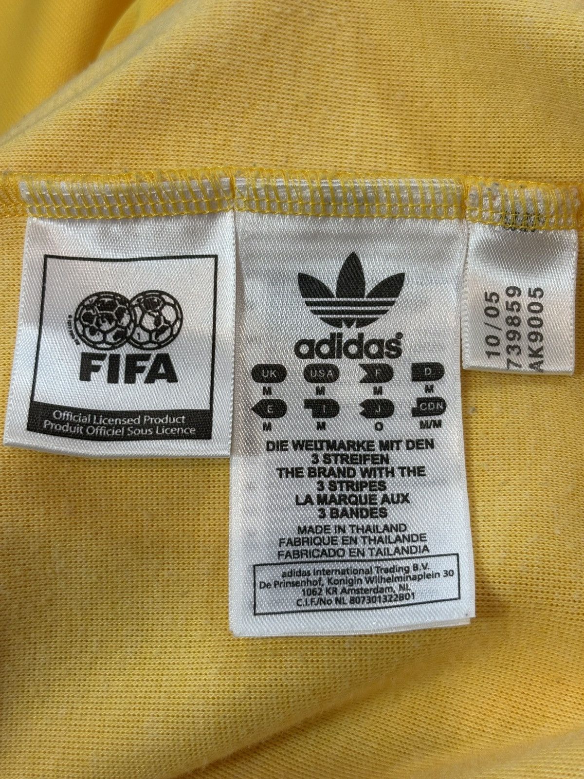Adidas Adidas 2005 Sweden “1974 Reissue” World Cup Track Top Jacket Size US M / EU 48-50 / 2 - 9 Thumbnail