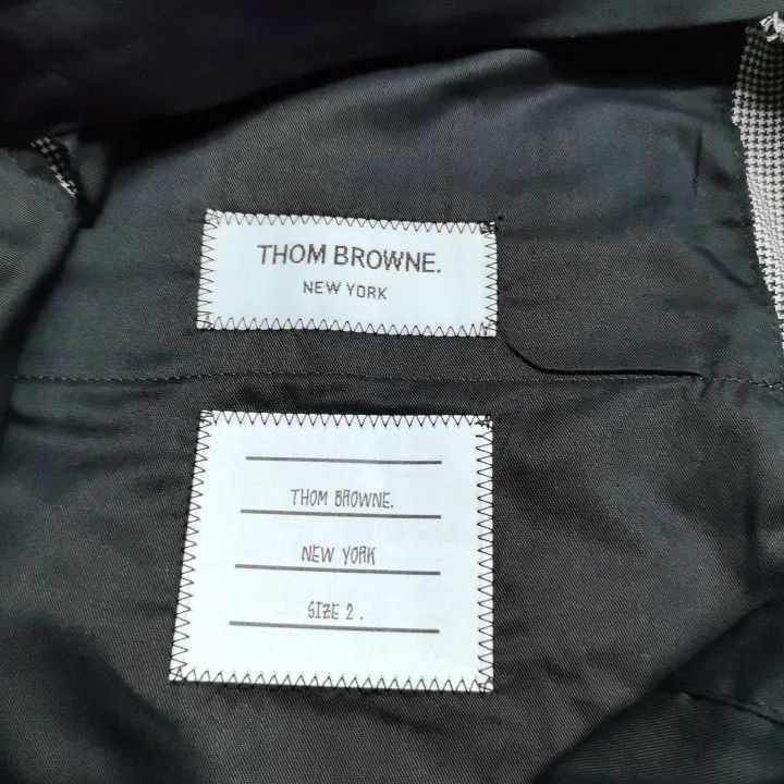 Thom Browne Thom Browne Black and White Checkered Shorts -2507 Size US 26 / EU 42 - 7 Thumbnail