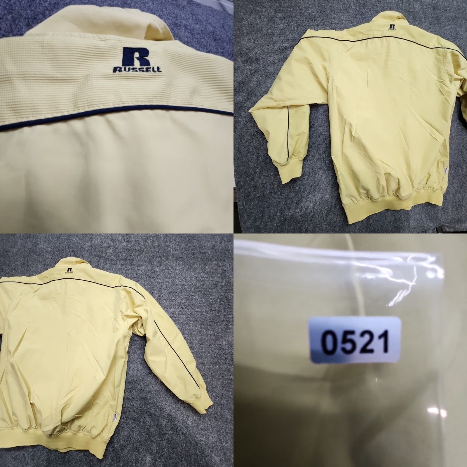 Russell Athletic VINTAGE Georgia Tech Windbreaker Men Medium Russell Athletic Team Issue Pullover Yellow M Jacket Size US M / EU 48-50 / 2 - 11 Thumbnail