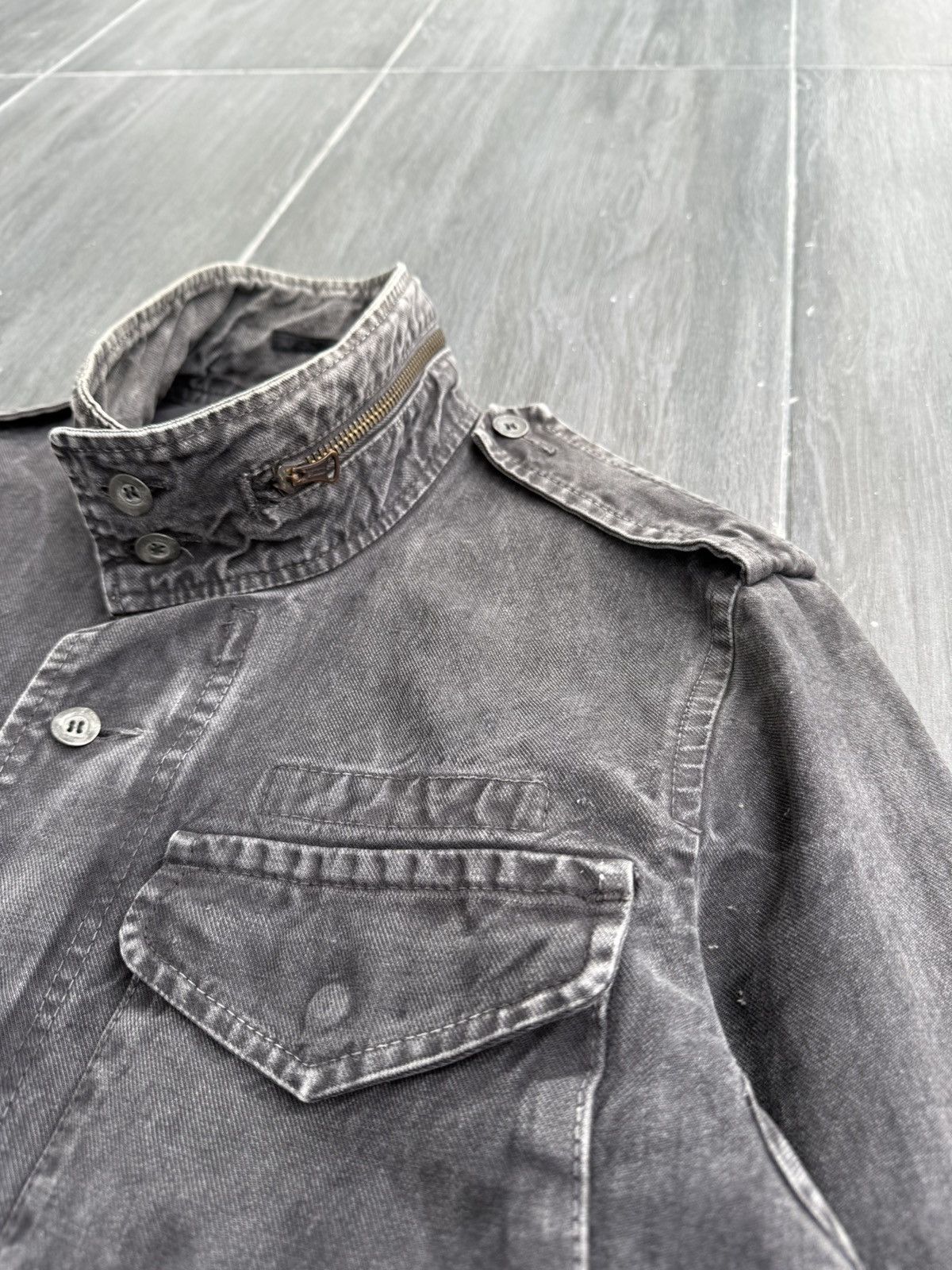 The Viridi-anne Crazy Faded The Viridi-Anne Multipocket Utility Denim Jacket Size US M / EU 48-50 / 2 - 5 Thumbnail