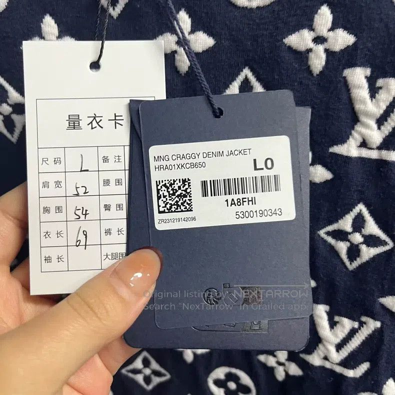 Louis Vuitton Louis Vuitton Blue jacquard crewneck classic sweatshirt Size US L / EU 52-54 / 3 - 4 Thumbnail