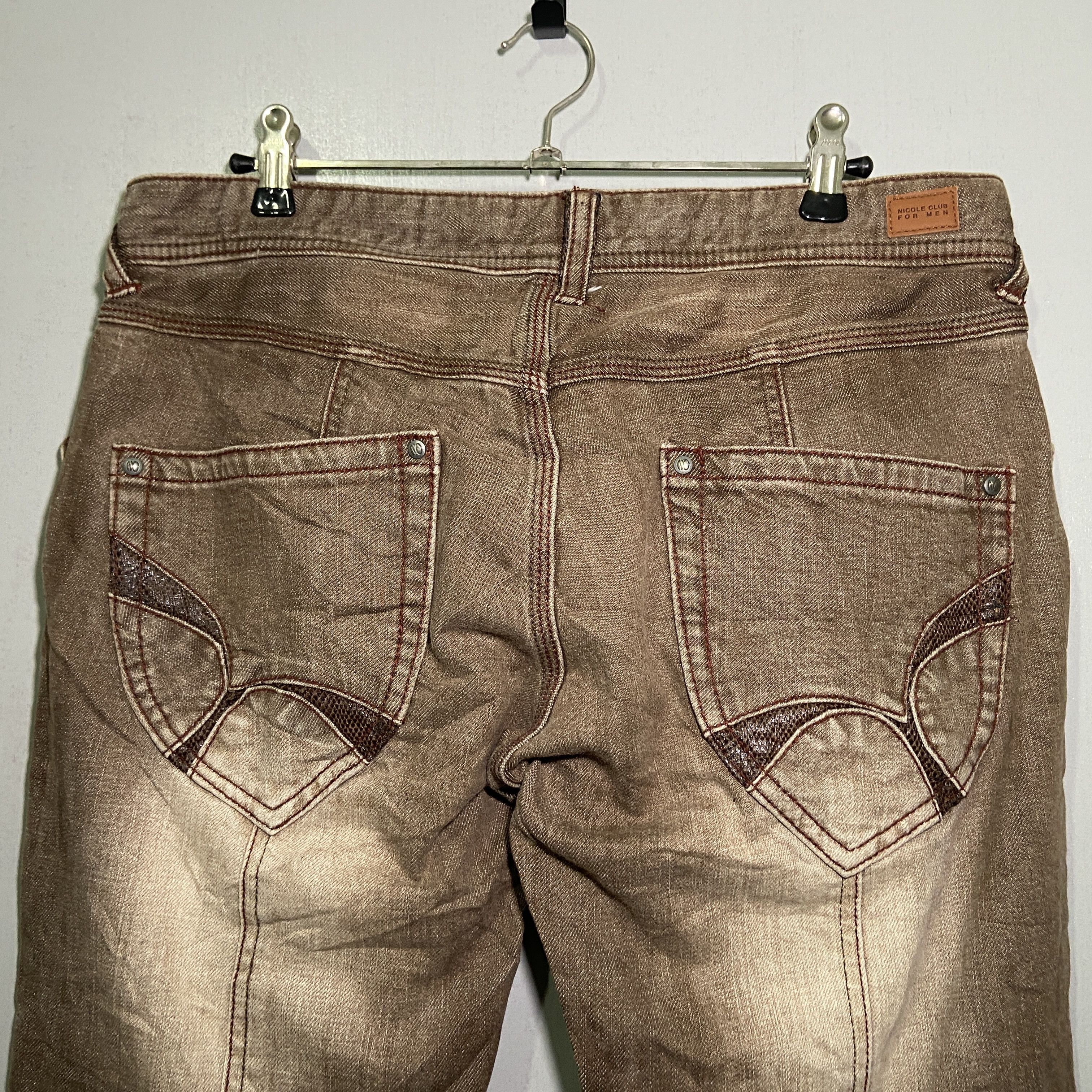 Nicole Club RARE NCFM NICOLE CLUB FOR MEN VINTAGE JAPANESE DENIM JEANS Size US 32 / EU 48 - 12 Thumbnail