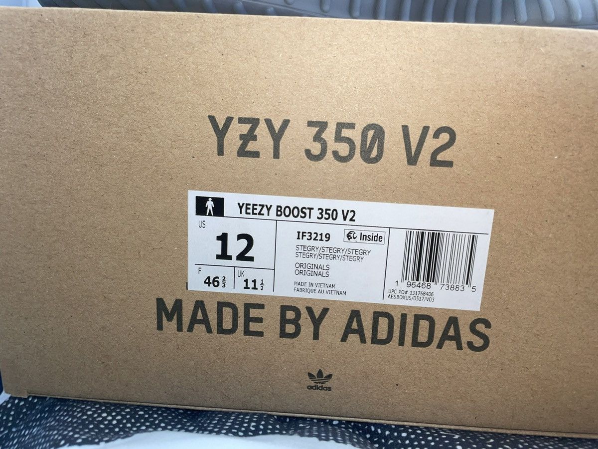 Adidas Yeezy Boost 350 Steel Grey Size US 12 / EU 45 - 1 Thumbnail