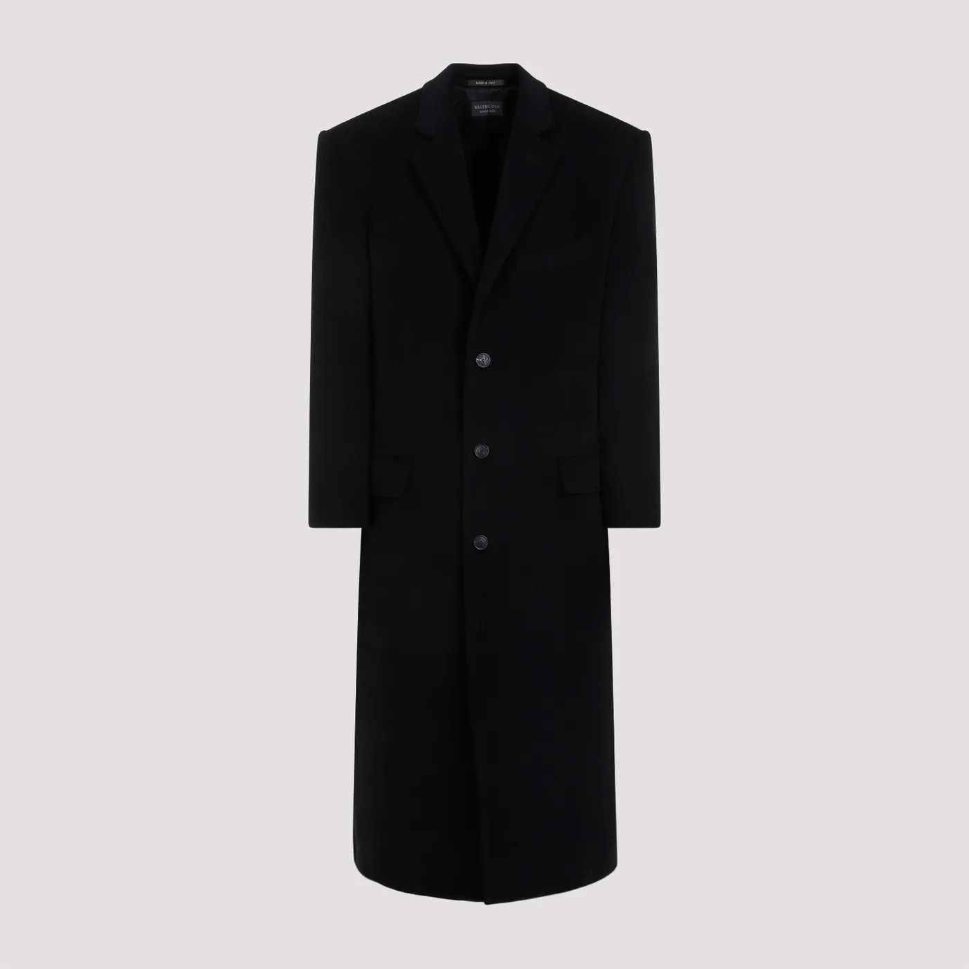 Balenciaga o1w1db10425 Oversized Coat in Black Size US L / EU 52-54 / 3 - 1 Thumbnail